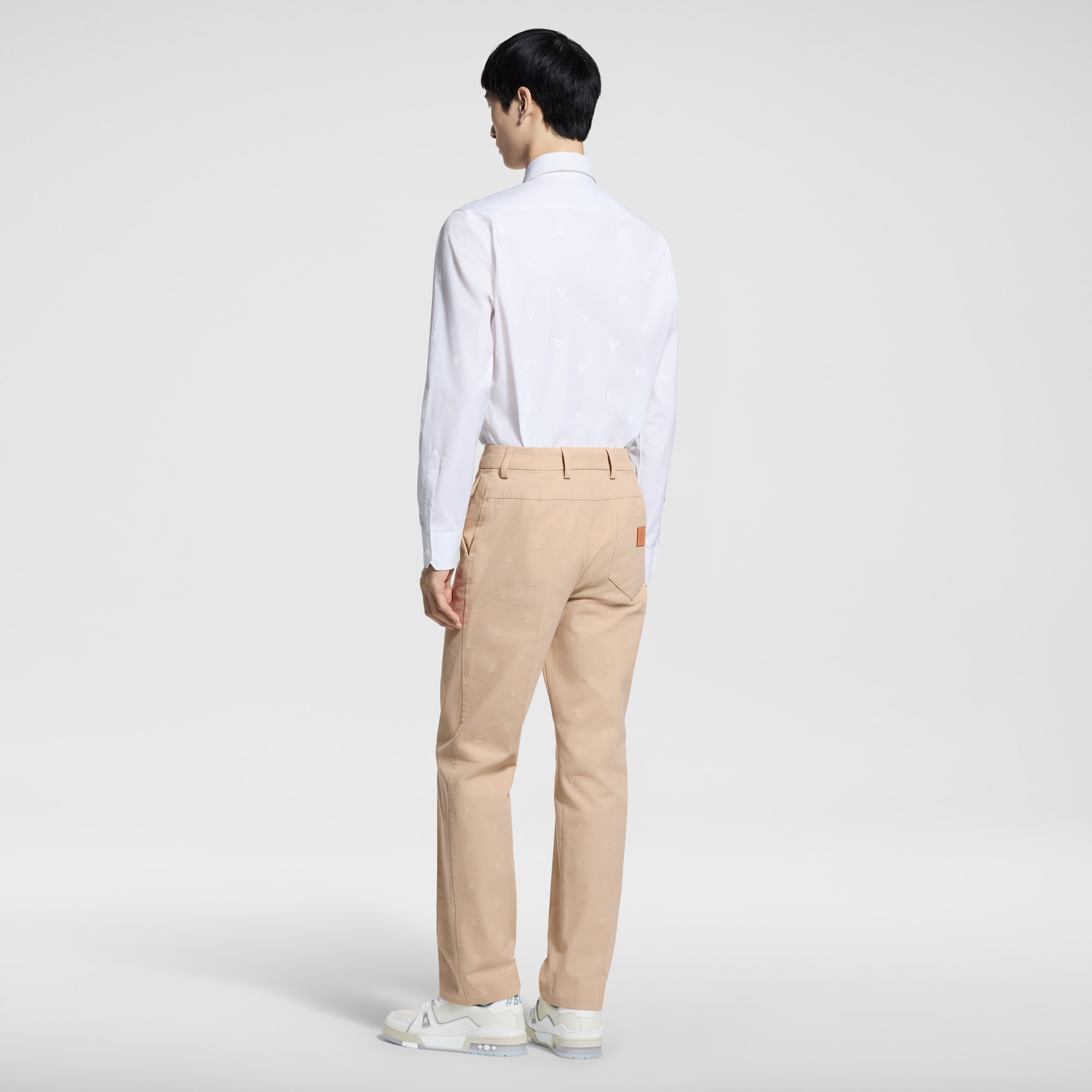 Camisa de manga larga en algodón LV Blason  Hombre Prêt-à-Porter Todo Prêt-à-Porter | LOUIS VUITTON (Zoom de producto)