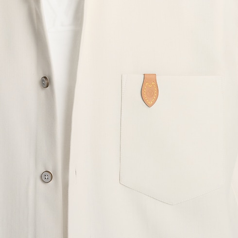 Camisa de manga larga en franela de algodón y cachemir Hombre Prêt-à-Porter Todo Prêt-à-Porter | LOUIS VUITTON (Zoom de producto)