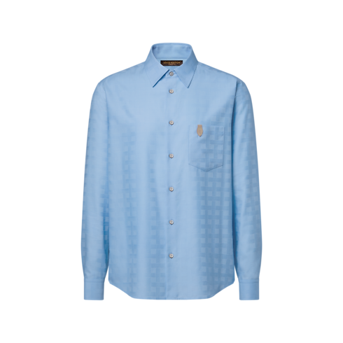 Camisa de manga larga en Jacquard Hombre Prêt-à-Porter Todo Prêt-à-Porter | LOUIS VUITTON (Zoom de producto)