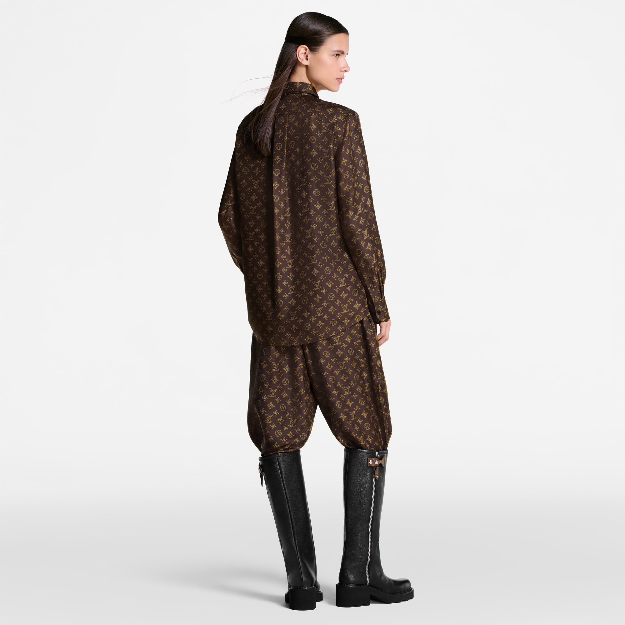 Camisa de seda Mahina  Mujer Prêt-à-Porter Tops | LOUIS VUITTON (Zoom de producto)