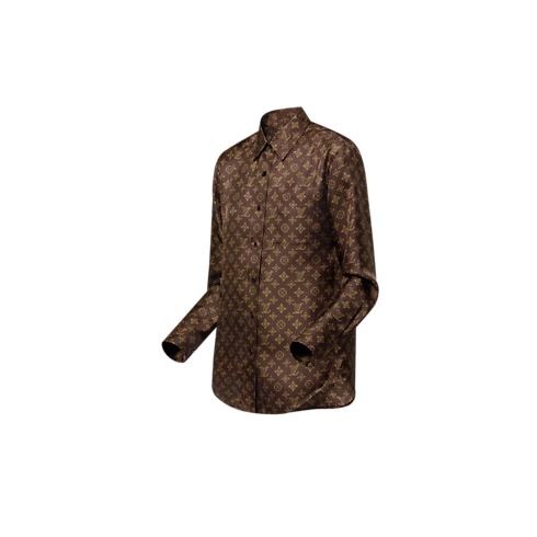 Camisa de seda Mahina Mujer Prêt-à-Porter Tops | LOUIS VUITTON (Zoom de producto)