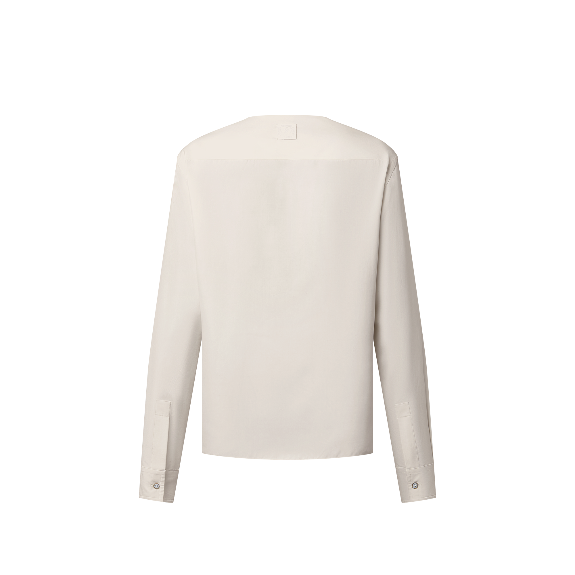 Camisa de seda sin cuello  Hombre Prêt-à-Porter Camisas | LOUIS VUITTON (Zoom de producto)