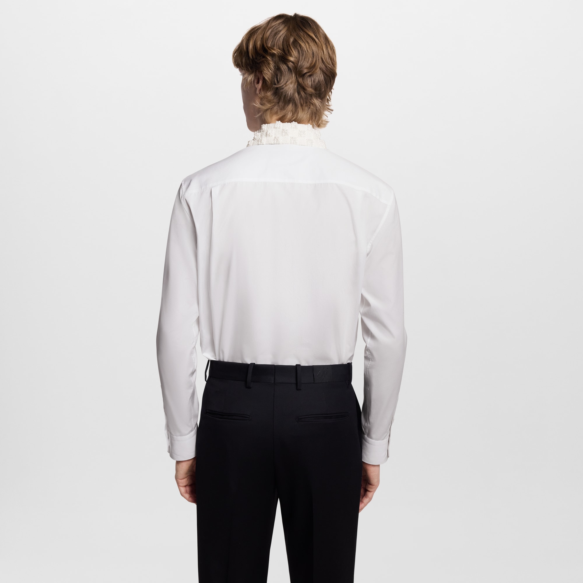Camisa de traje con cuello bordado  Hombre Prêt-à-Porter Camisas | LOUIS VUITTON (Zoom de producto)