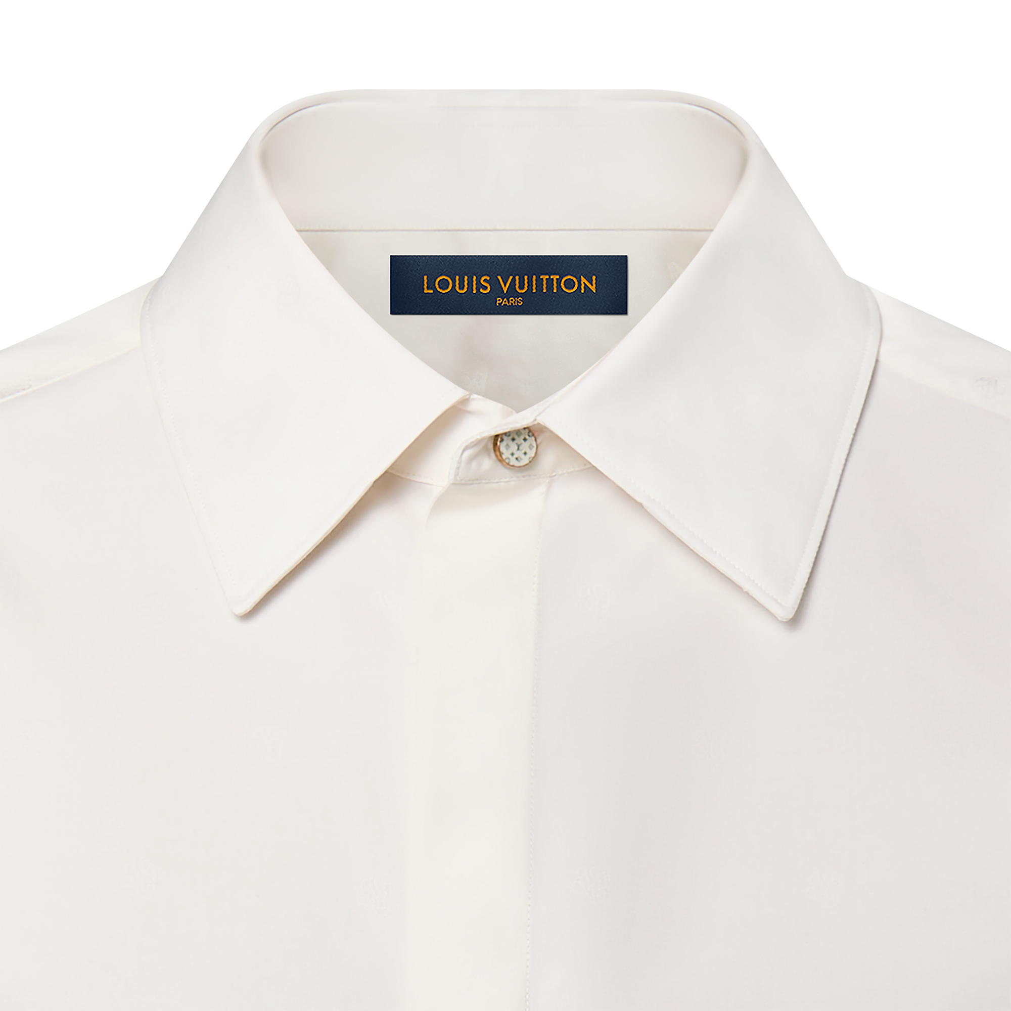 Camisa de traje en mezcla de seda y algodón  Hombre Prêt-à-Porter Camisas | LOUIS VUITTON (Zoom de producto)