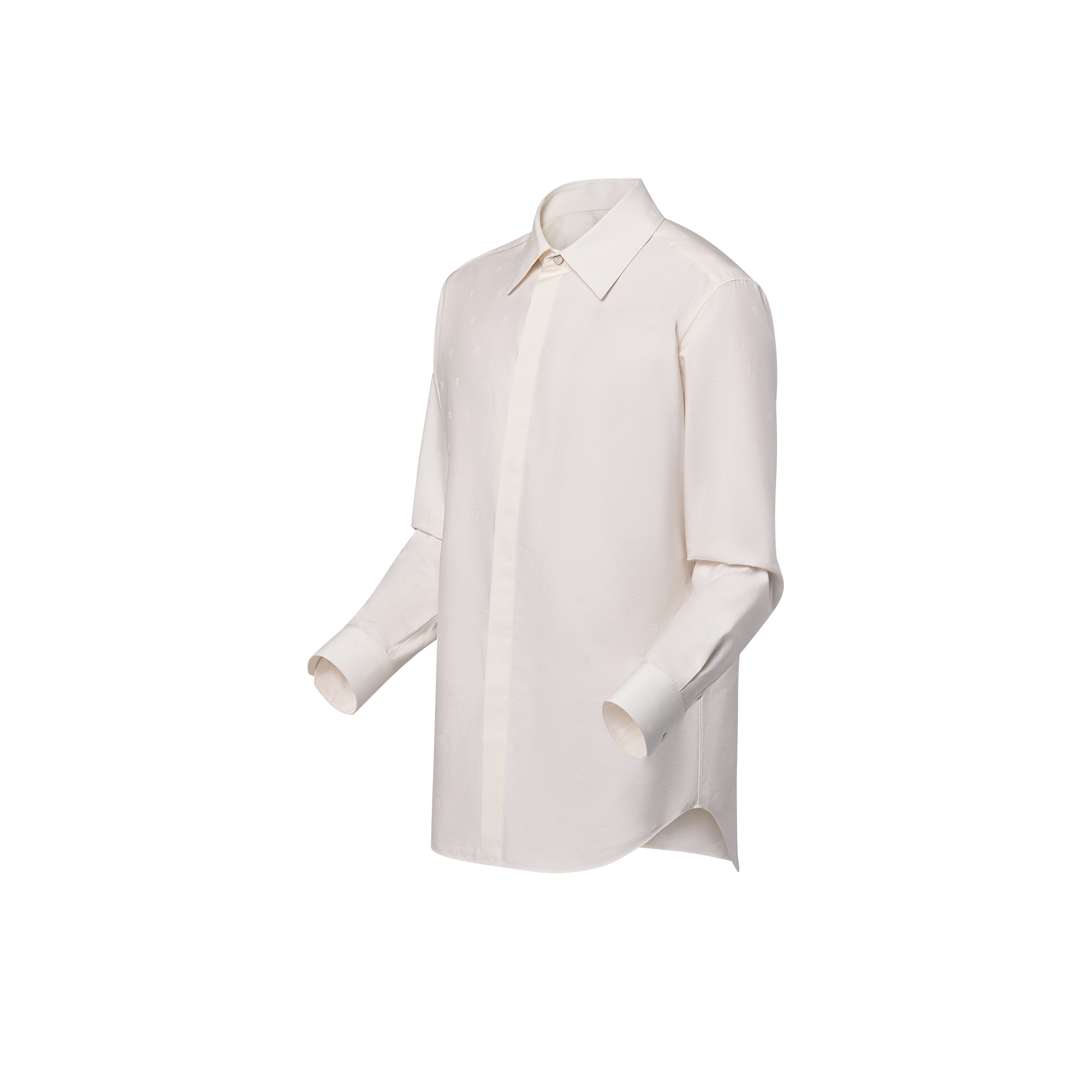 Camisa de traje en mezcla de seda y algodón  Hombre Prêt-à-Porter Camisas | LOUIS VUITTON (Zoom de producto)