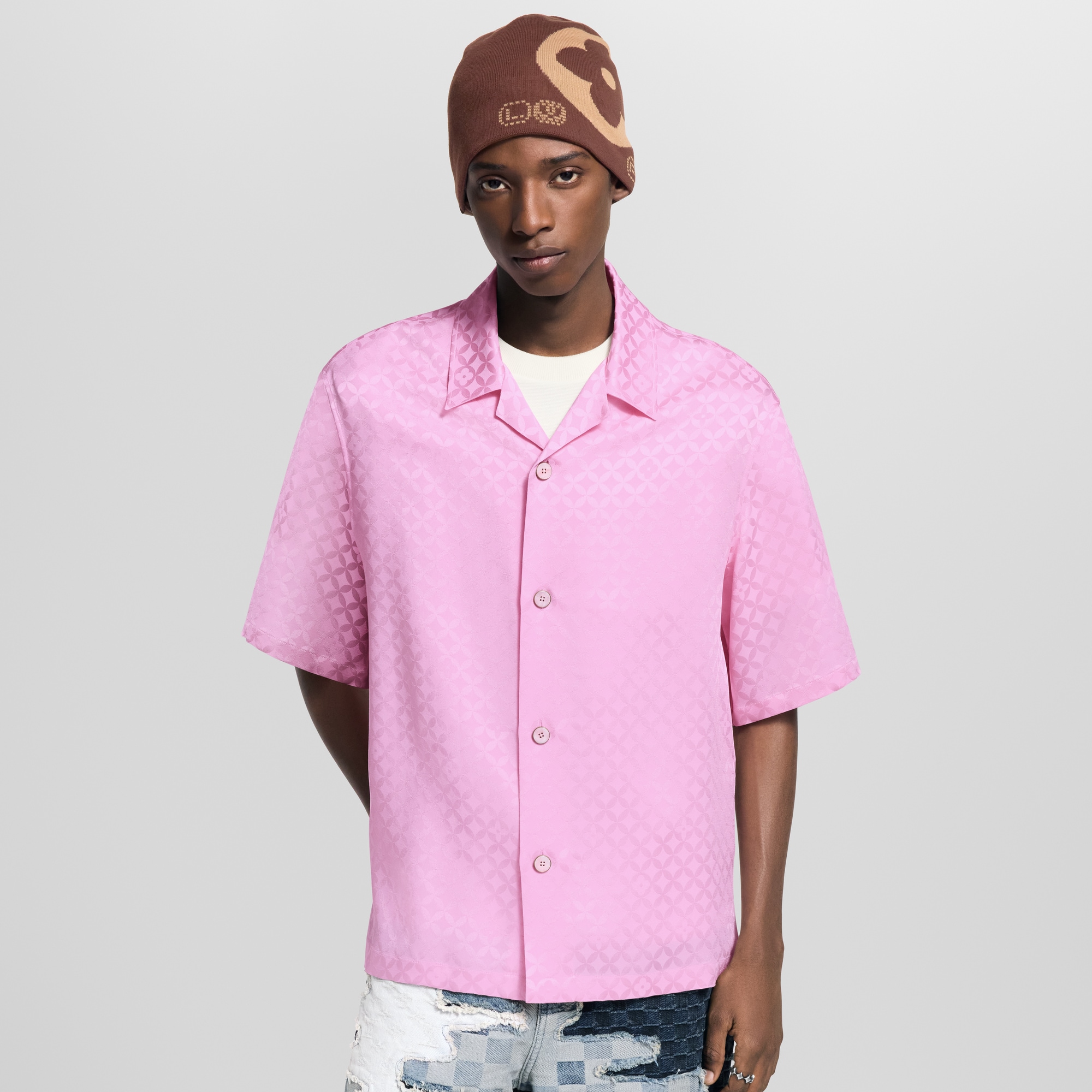 Camisa gráfica de manga corta  Hombre Prêt-à-Porter Camisas | LOUIS VUITTON (Zoom de producto)