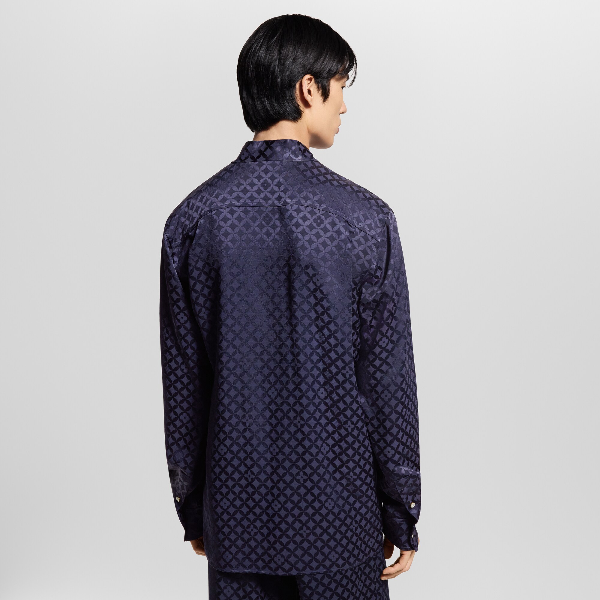 Camisa gráfica tipo kimono  Hombre Prêt-à-Porter Camisas | LOUIS VUITTON (Zoom de producto)