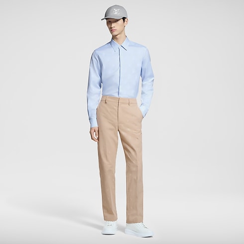 Camisa LV Blason de algodón Oxford Hombre Prêt-à-Porter Camisas | LOUIS VUITTON (Zoom de producto)