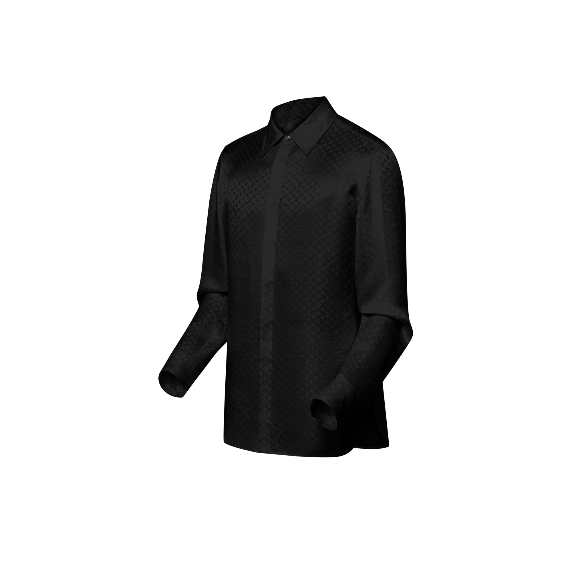 Camisa Mini Monogram de seda  Hombre Prêt-à-Porter Camisas | LOUIS VUITTON (Zoom de producto)