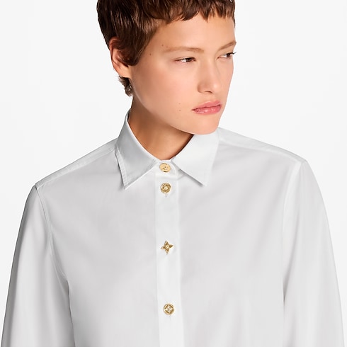Camisa Monogram con botones Mujer Prêt-à-Porter Tops | LOUIS VUITTON (Zoom de producto)