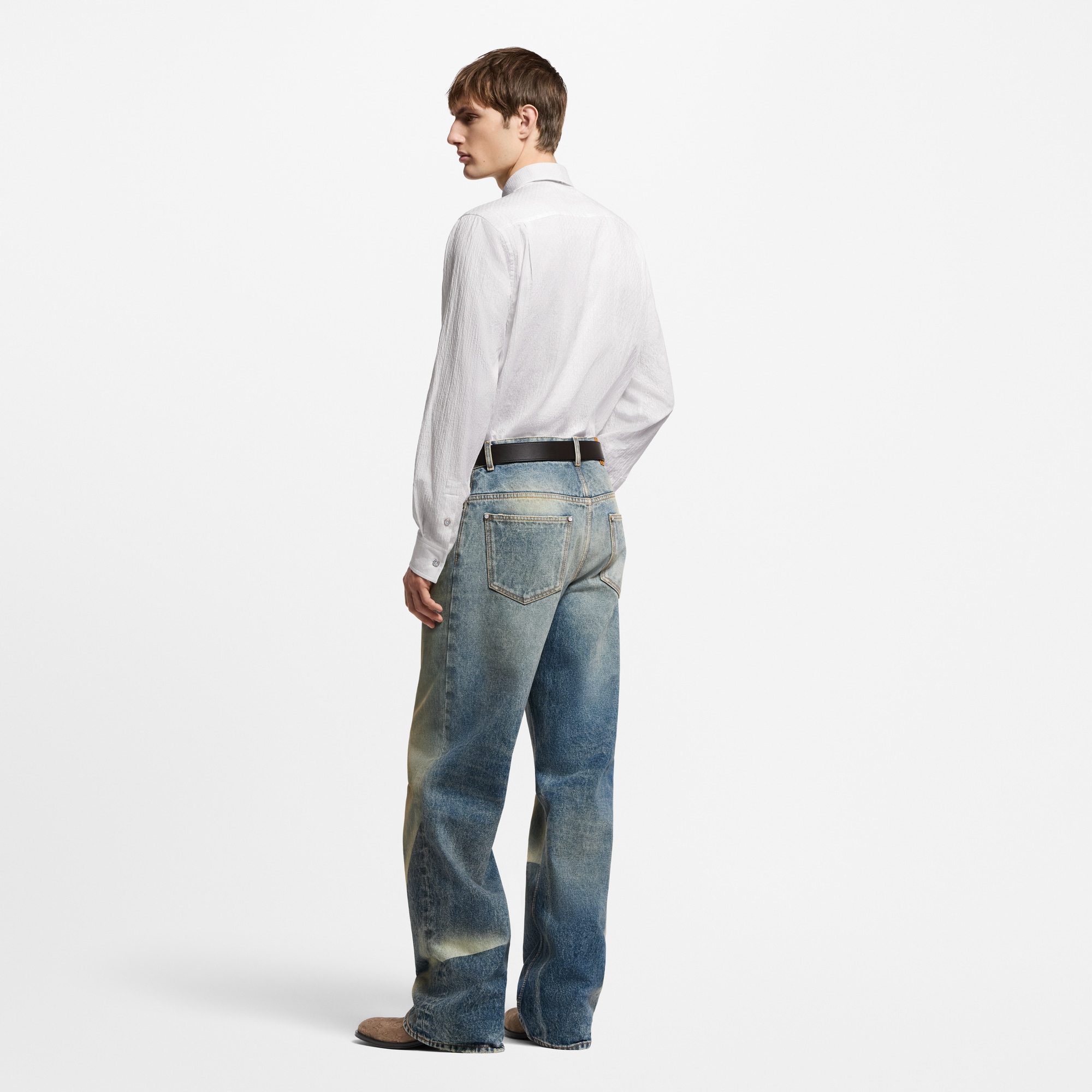 Camisa Monogram de algodón  Hombre Prêt-à-Porter Camisas | LOUIS VUITTON (Zoom de producto)