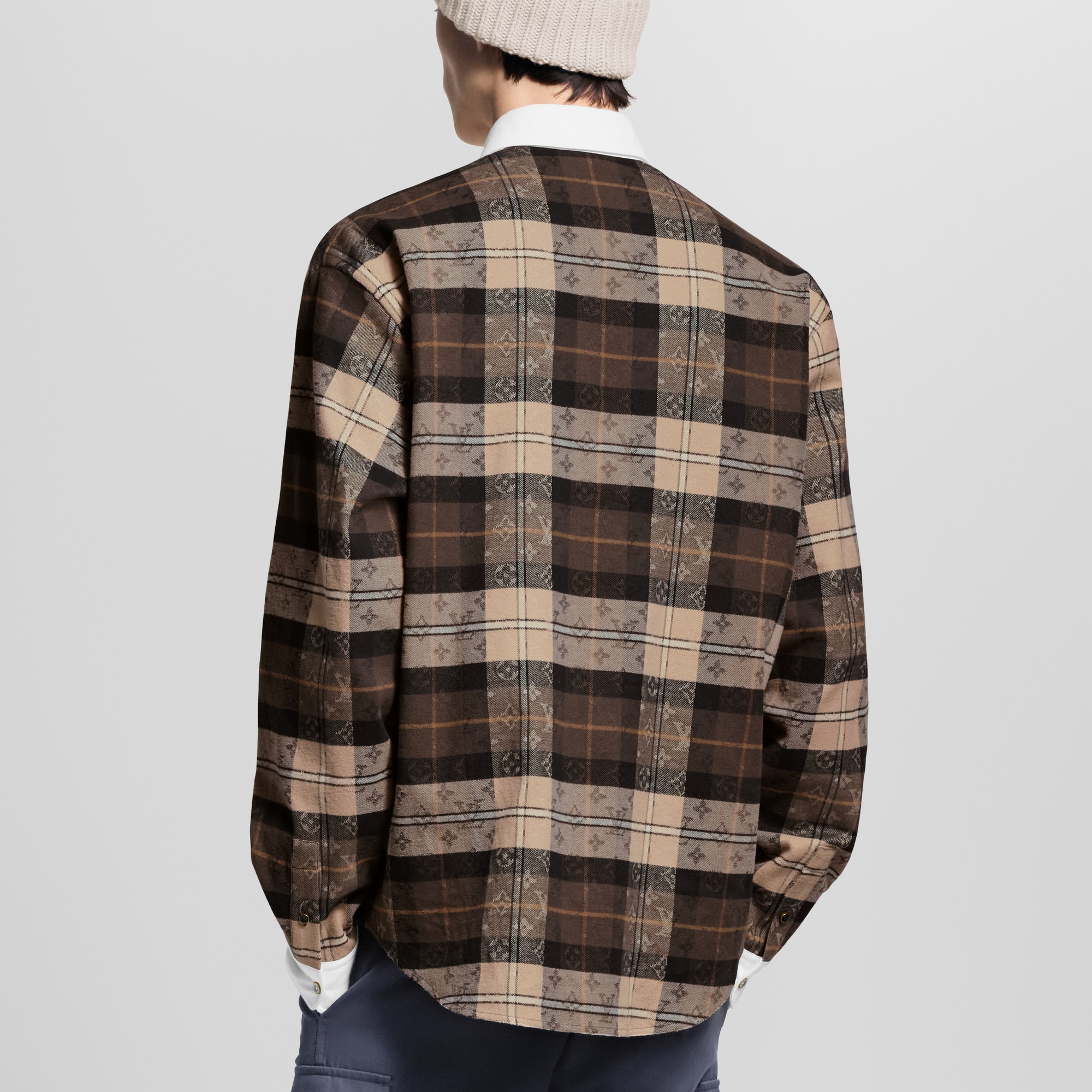 Camisa Monogram de franela  Hombre Prêt-à-Porter Camisas | LOUIS VUITTON (Zoom de producto)