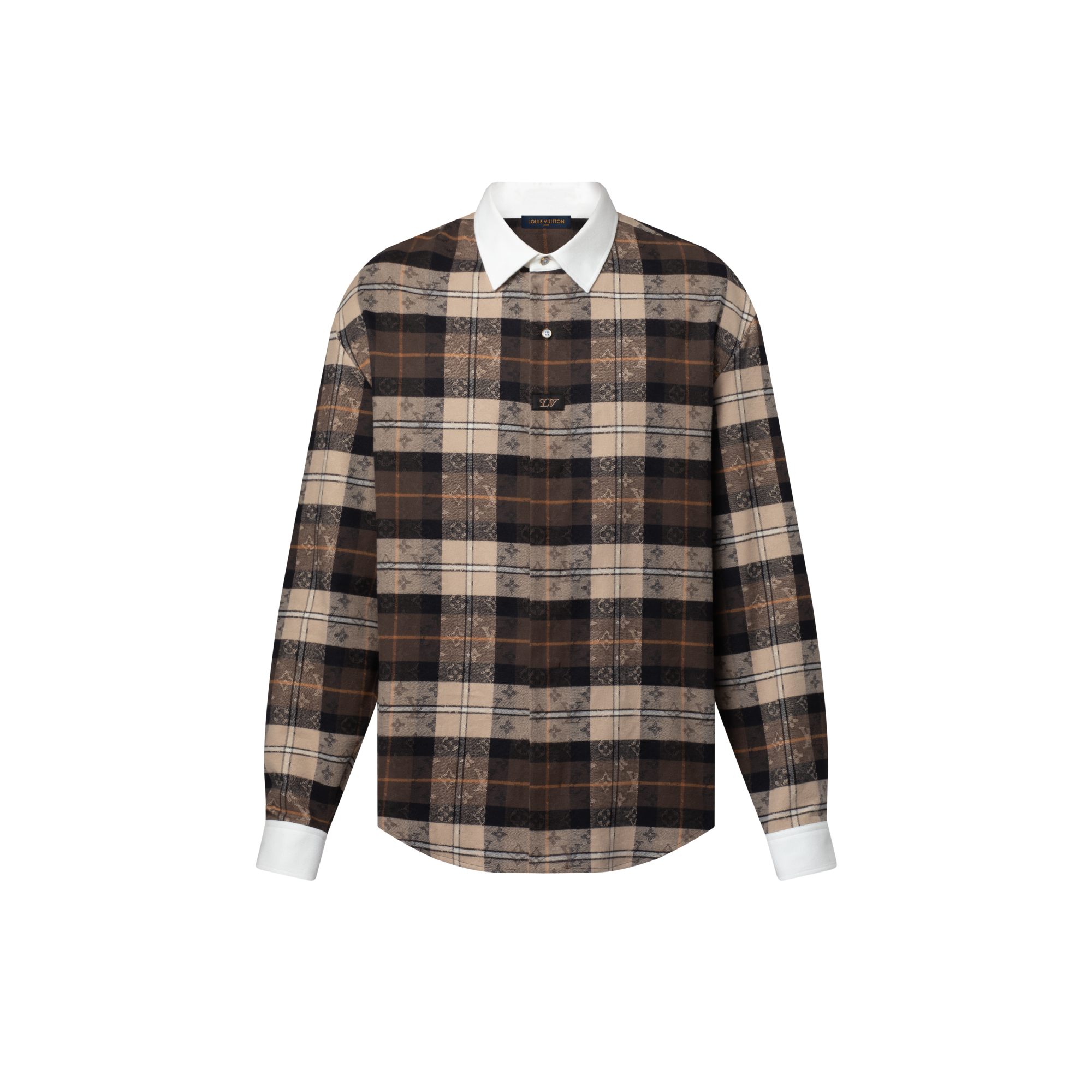 Camisa Monogram de franela  Hombre Prêt-à-Porter Camisas | LOUIS VUITTON (Zoom de producto)