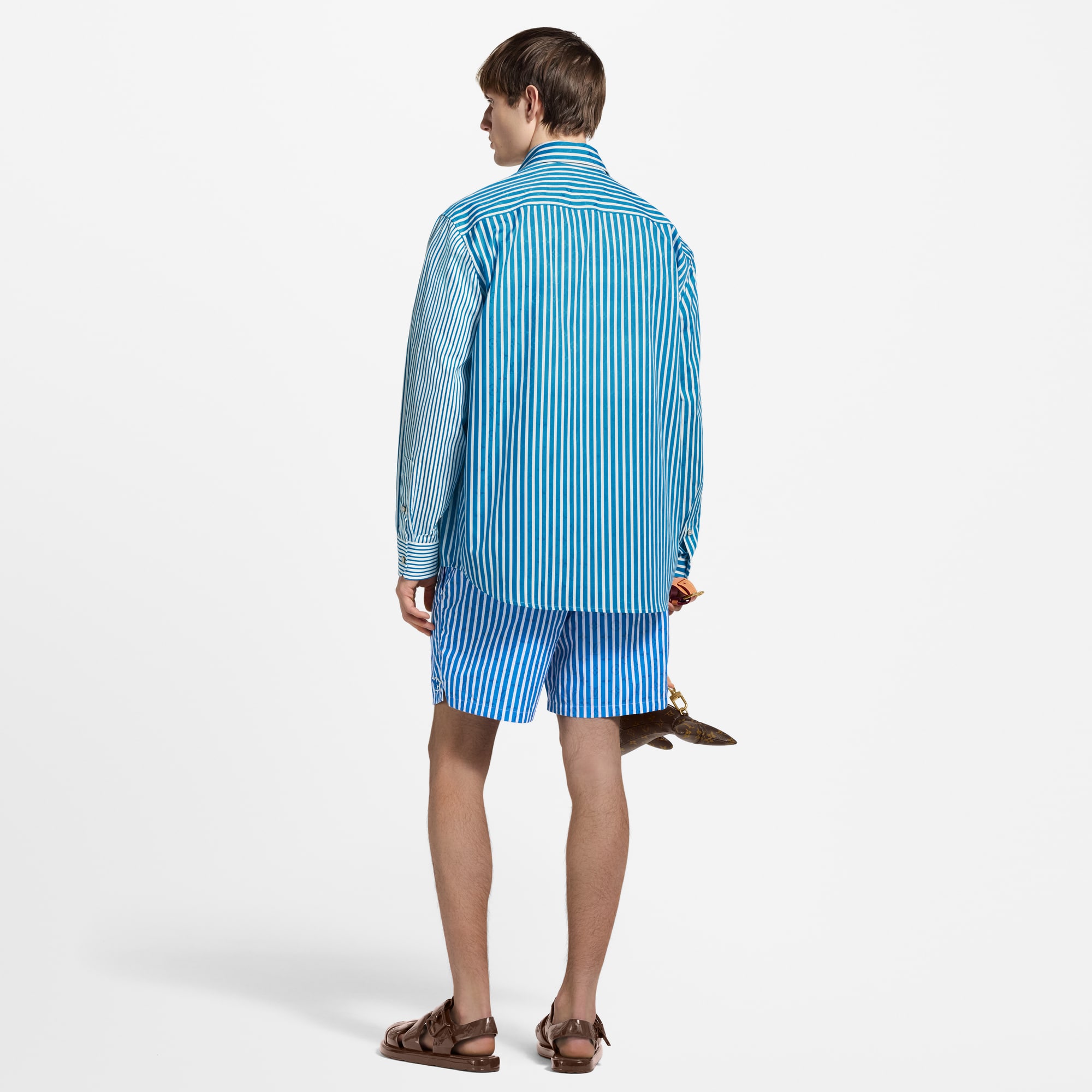 Camisa Monogram de rayas  Hombre Prêt-à-Porter Camisas | LOUIS VUITTON (Zoom de producto)