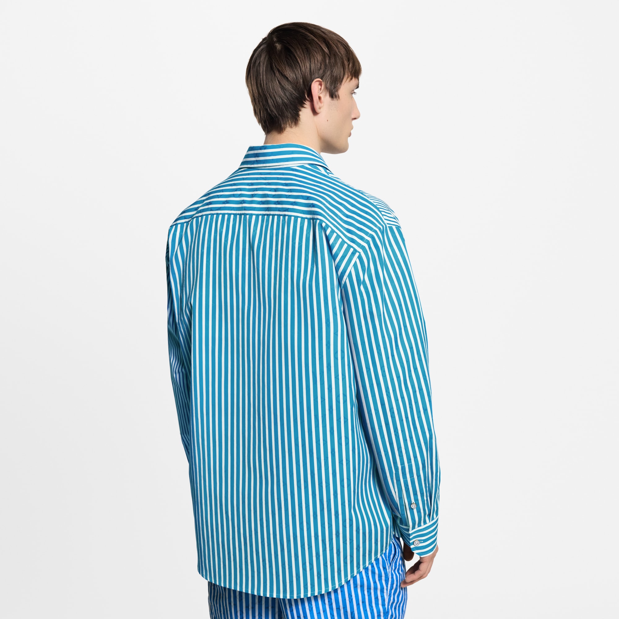 Camisa Monogram de rayas  Hombre Prêt-à-Porter Camisas | LOUIS VUITTON (Zoom de producto)