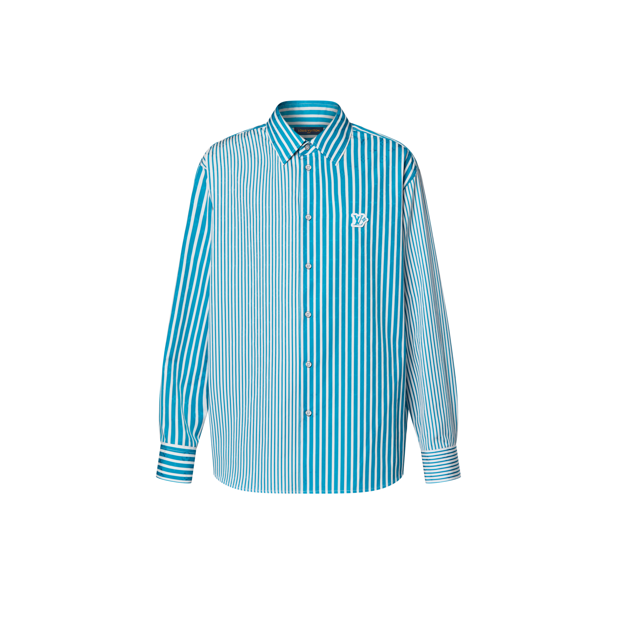 Camisa Monogram de rayas  Hombre Prêt-à-Porter Camisas | LOUIS VUITTON (Zoom de producto)