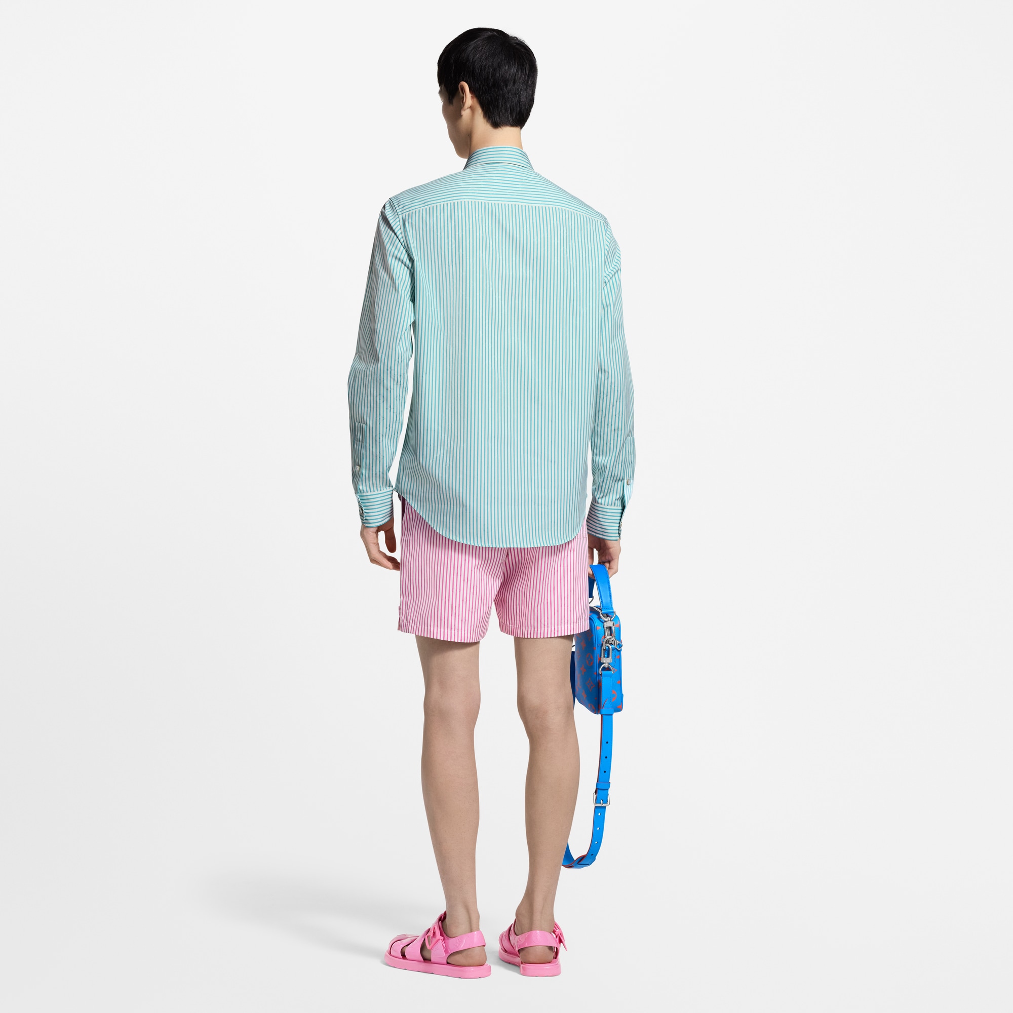 Camisa Monogram de rayas  Hombre Prêt-à-Porter Camisas | LOUIS VUITTON (Zoom de producto)