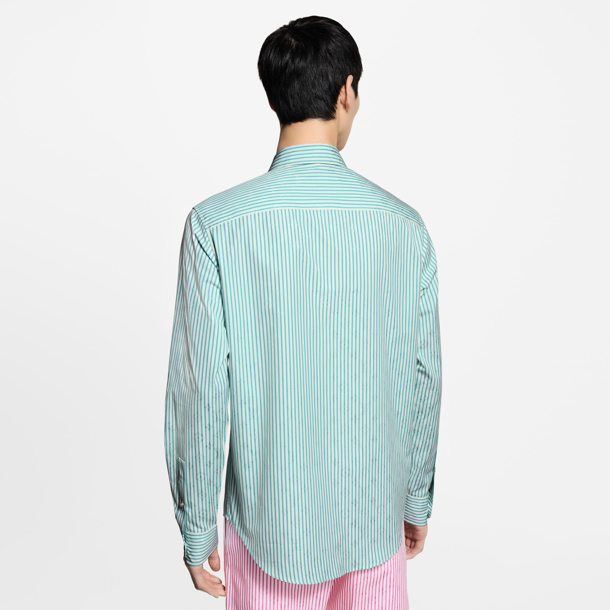 Camisa Monogram de rayas  Hombre Prêt-à-Porter Camisas | LOUIS VUITTON (Zoom de producto)