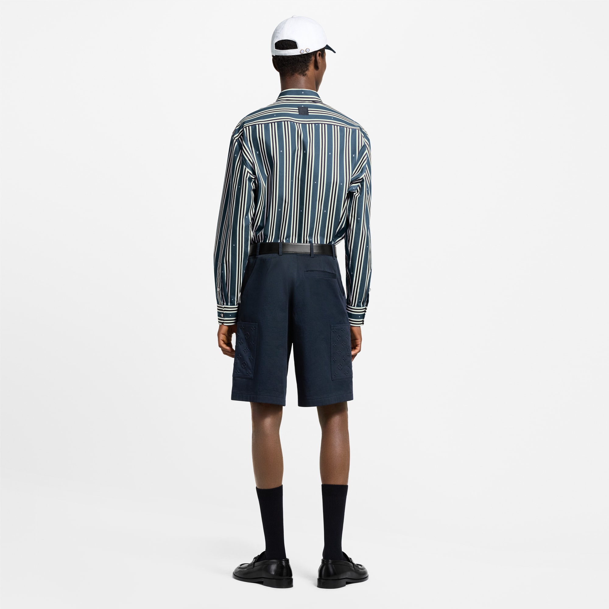 Camisa oversize de rayas  Hombre Prêt-à-Porter Camisas | LOUIS VUITTON (Zoom de producto)