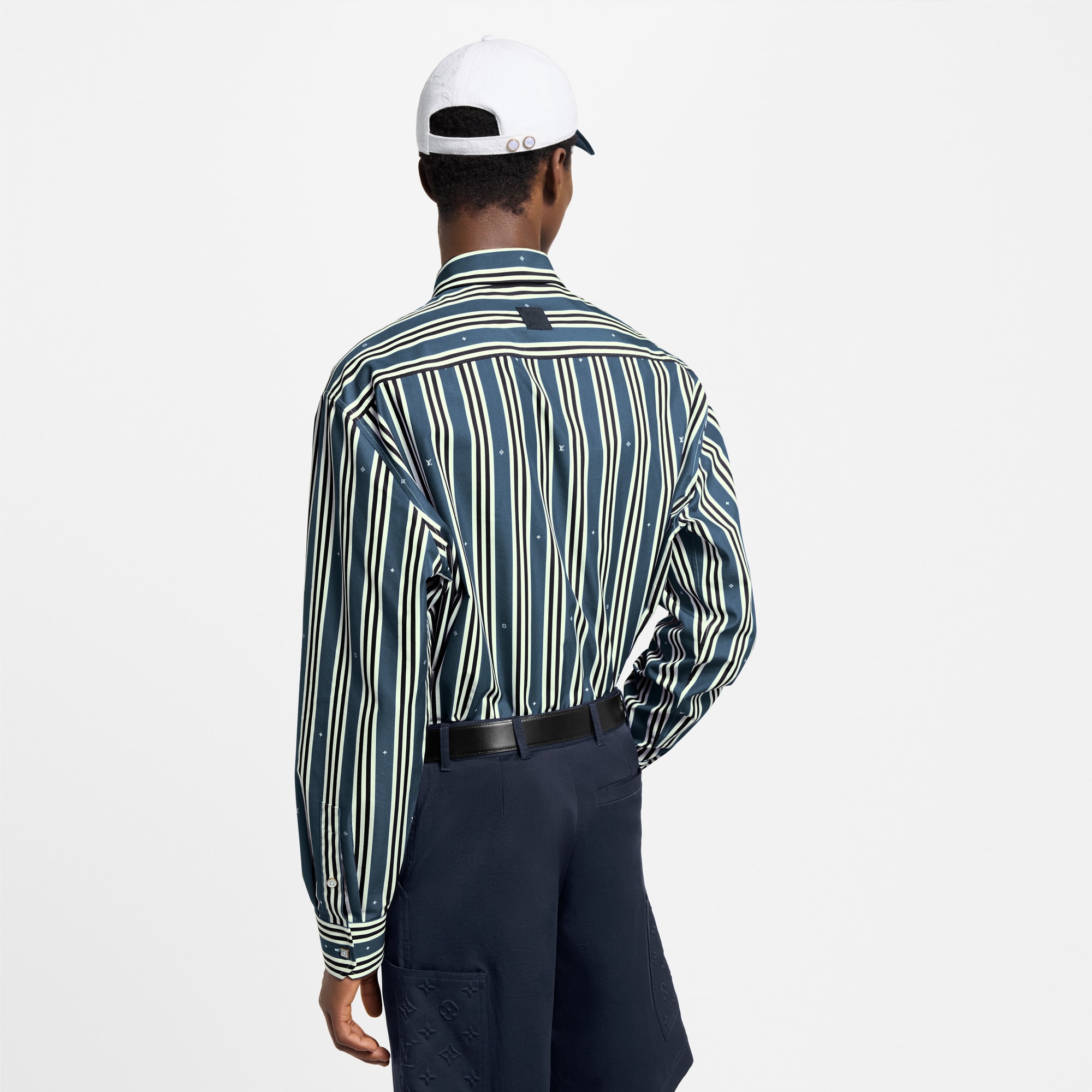 Camisa oversize de rayas  Hombre Prêt-à-Porter Camisas | LOUIS VUITTON (Zoom de producto)