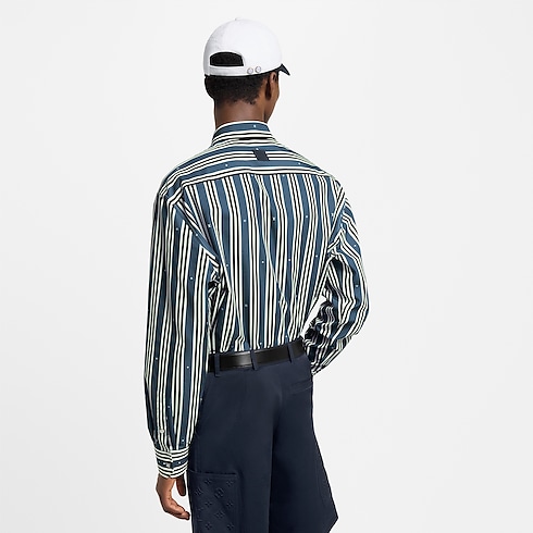 Camisa oversize de rayas Hombre Prêt-à-Porter Camisas | LOUIS VUITTON (Zoom de producto)