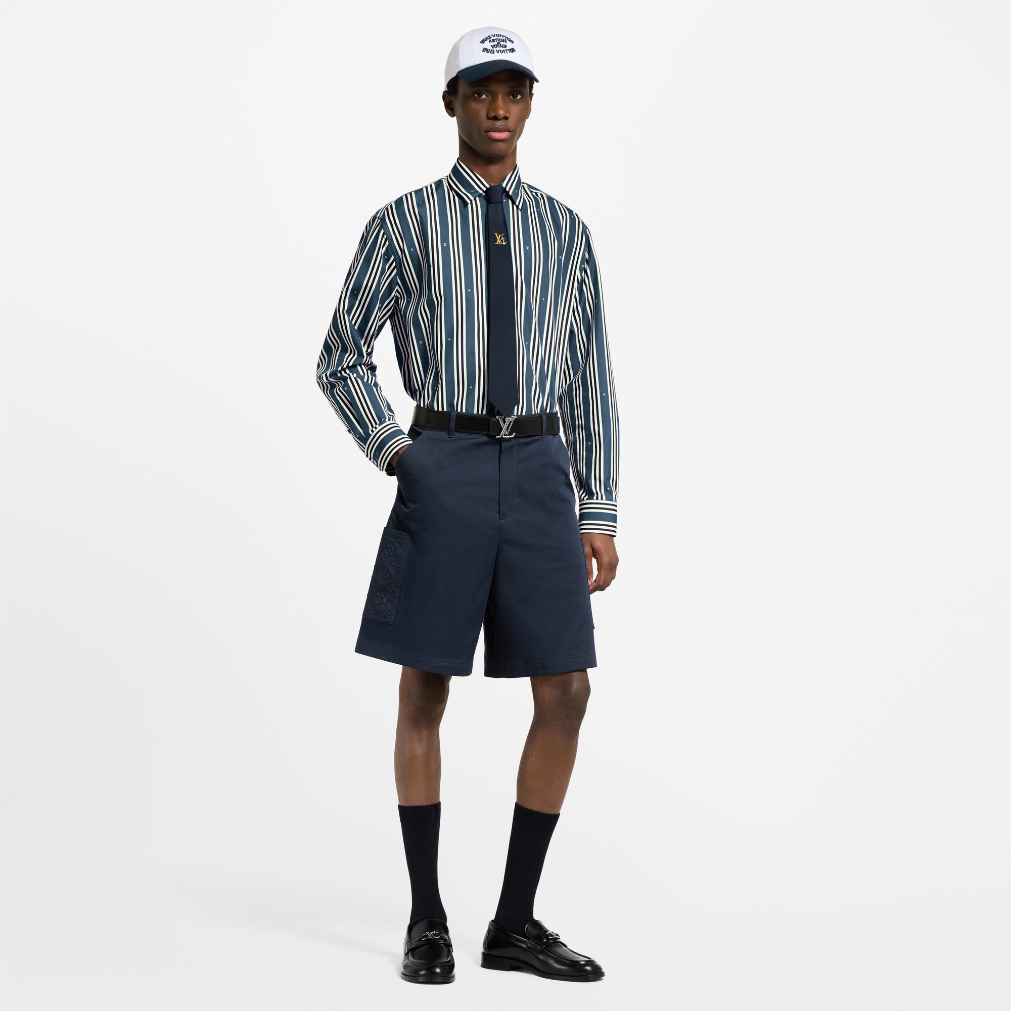 Camisa oversize de rayas  Hombre Prêt-à-Porter Camisas | LOUIS VUITTON (Zoom de producto)