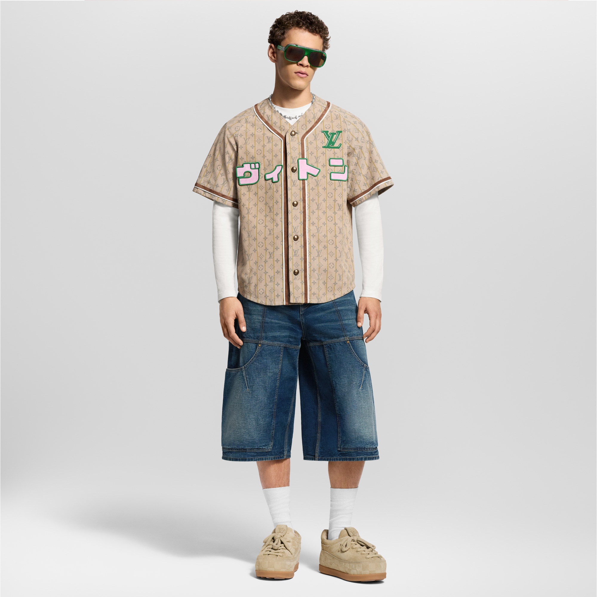 Camisa tipo béisbol de piel  Hombre Prêt-à-Porter Todo Prêt-à-Porter | LOUIS VUITTON (Zoom de producto)