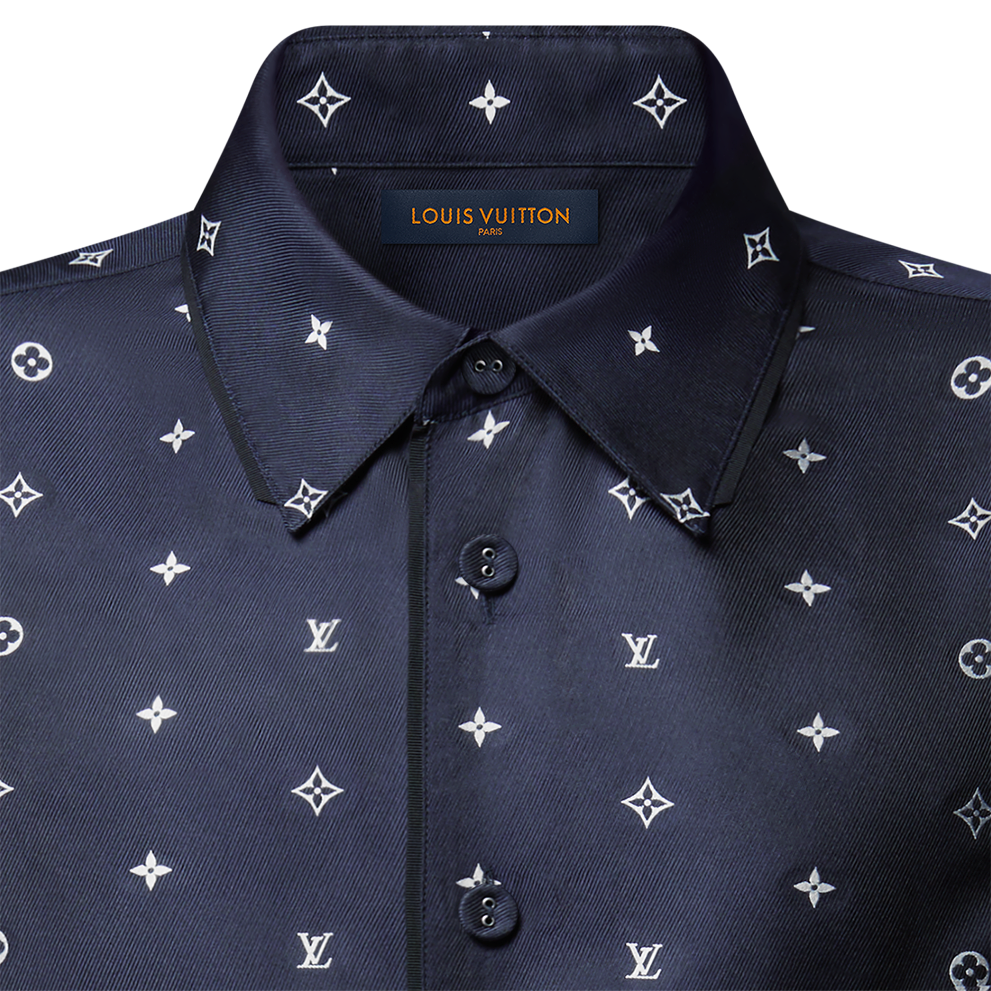 Camisa tipo pijama de seda Monogram  Hombre Prêt-à-Porter Camisas | LOUIS VUITTON (Zoom de producto)