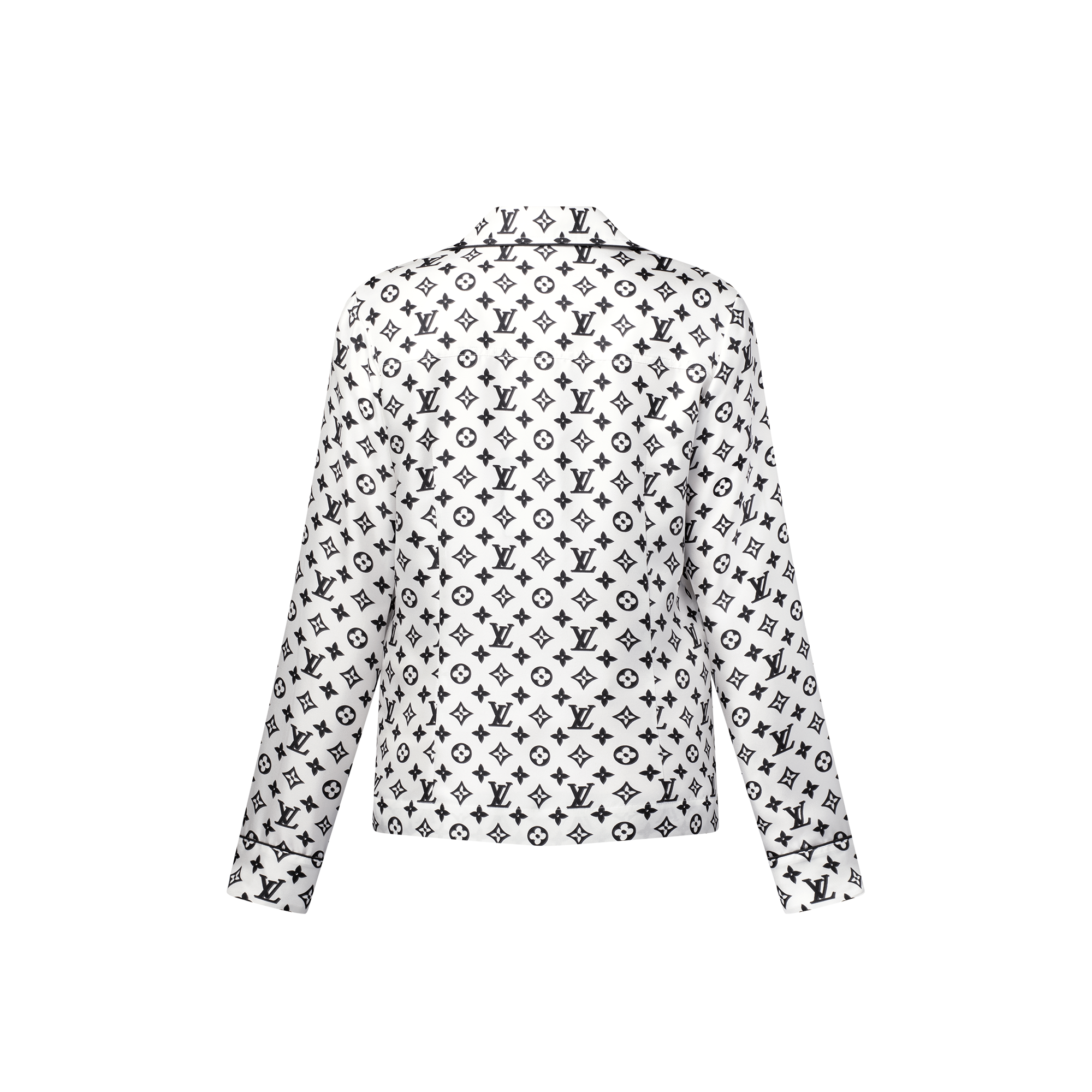 Camisa tipo pijama Monogram  Mujer Prêt-à-Porter Tops | LOUIS VUITTON (Zoom de producto)