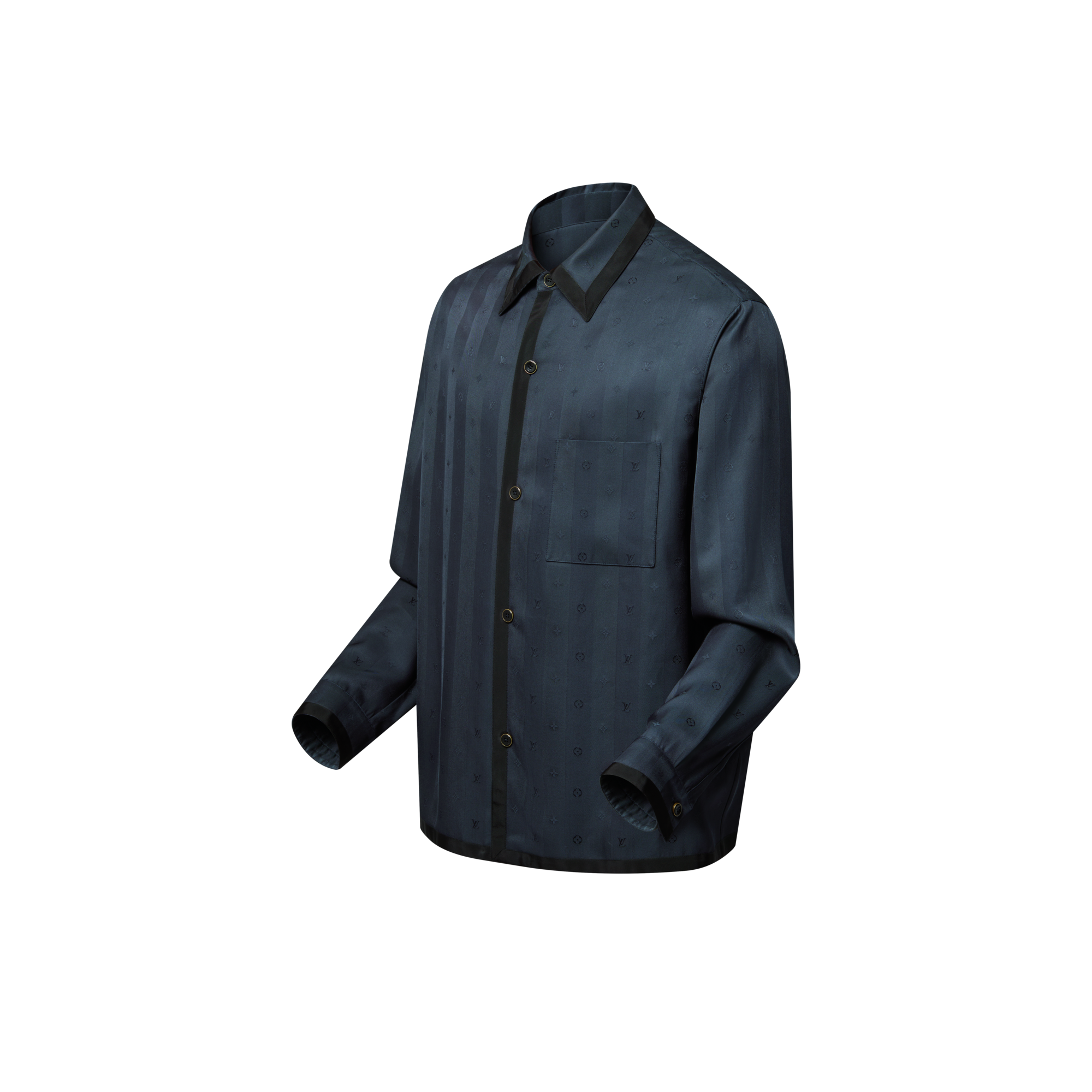Camisa tipo pijama Monogram en mezcla de seda  Hombre Prêt-à-Porter Todo Prêt-à-Porter | LOUIS VUITTON (Zoom de producto)