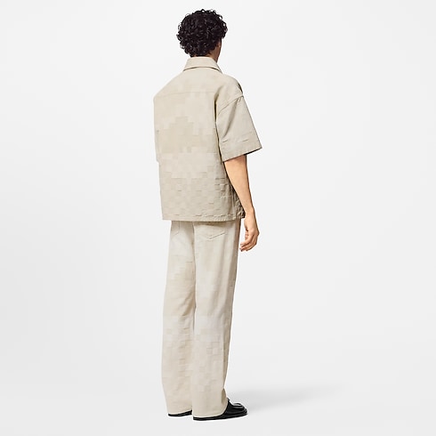 Camisa vaquera Damier de manga corta Hombre Prêt-à-Porter Camisas | LOUIS VUITTON (Zoom de producto)