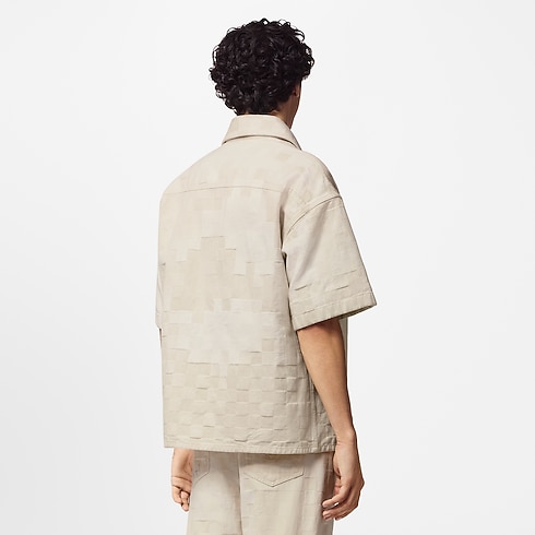 Camisa vaquera Damier de manga corta Hombre Prêt-à-Porter Camisas | LOUIS VUITTON (Zoom de producto)