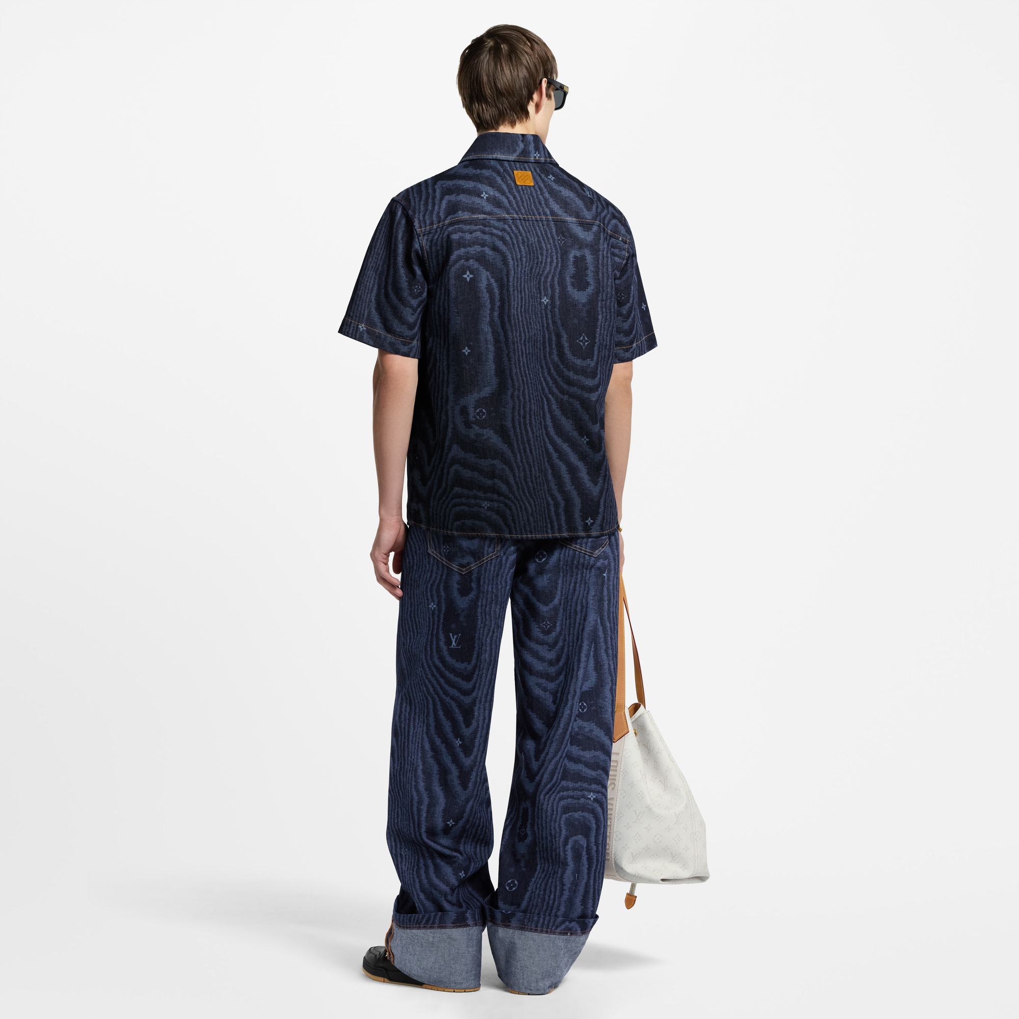 Camisa vaquera de manga corta  Hombre Prêt-à-Porter Camisas | LOUIS VUITTON (Zoom de producto)