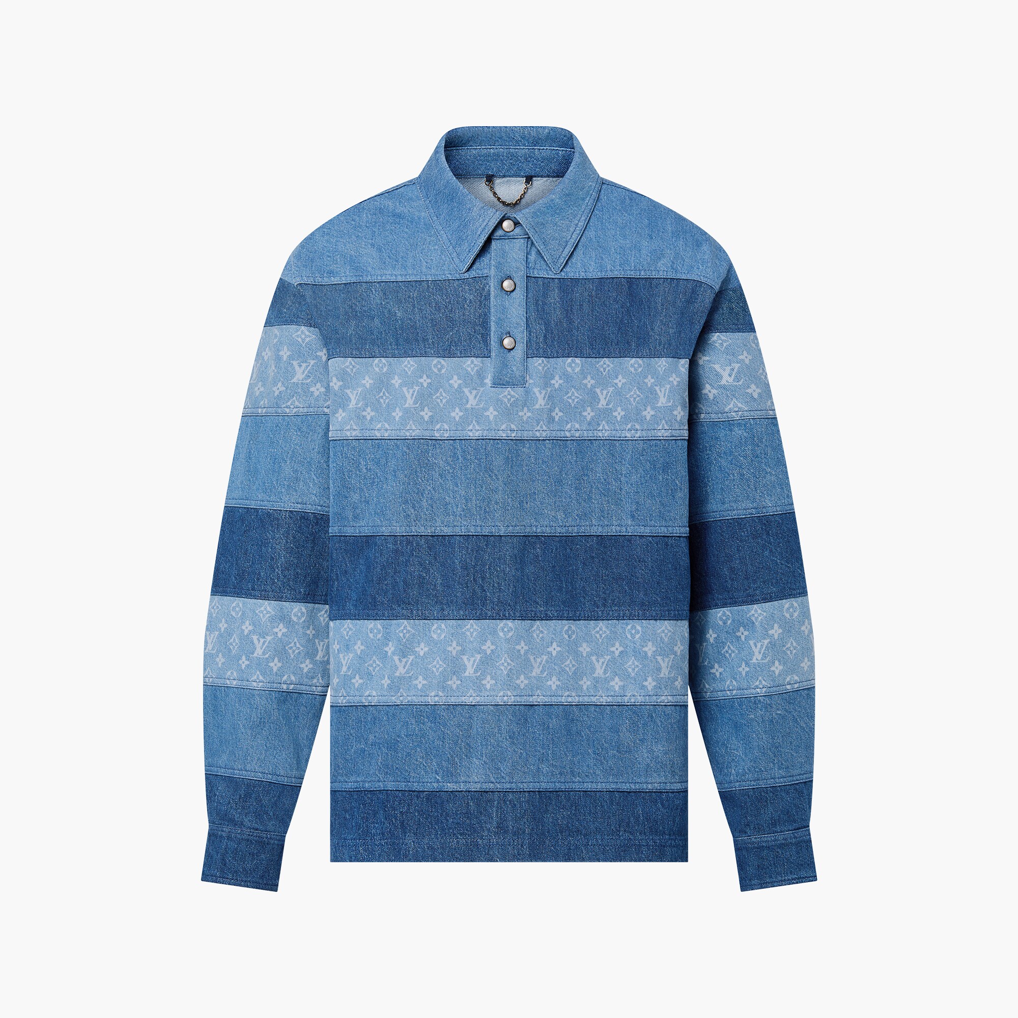 Ropa Camiseta Louis Vuitton Mujer Manga Larga Camisa Vaquera De