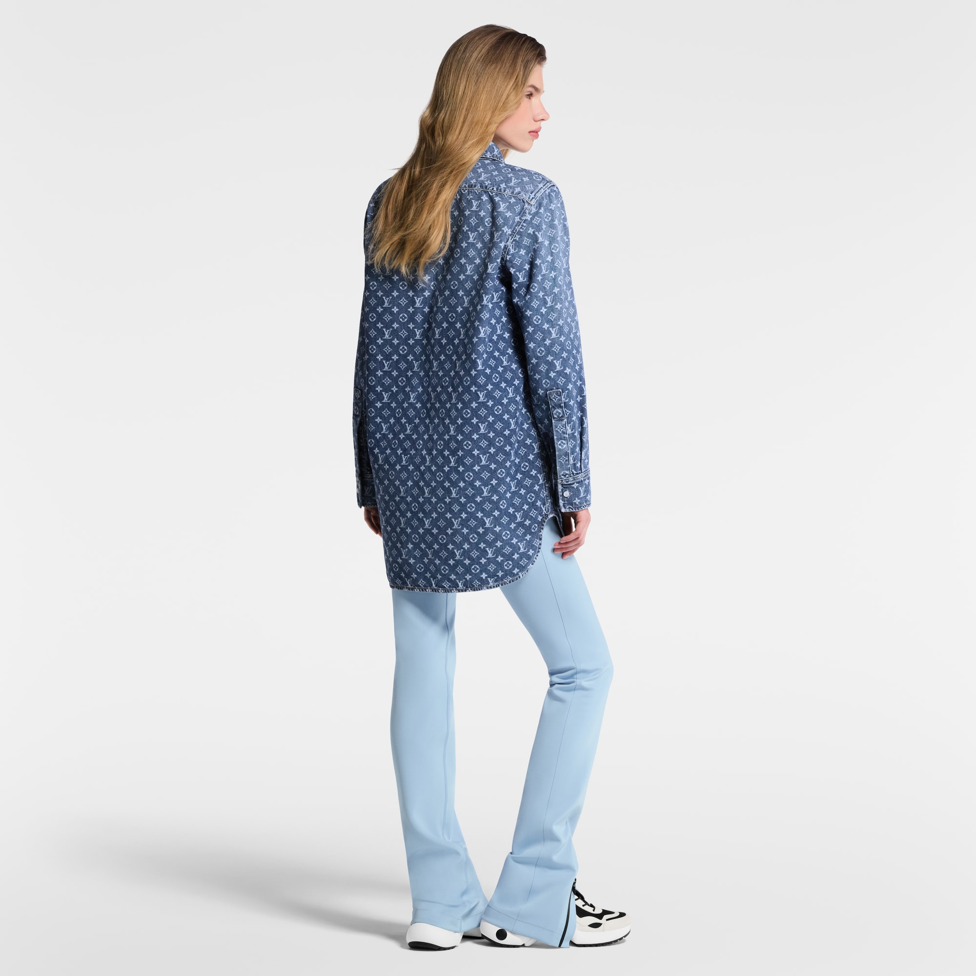 Camisa vaquera Monogram  Mujer Prêt-à-Porter Tops | LOUIS VUITTON (Zoom de producto)