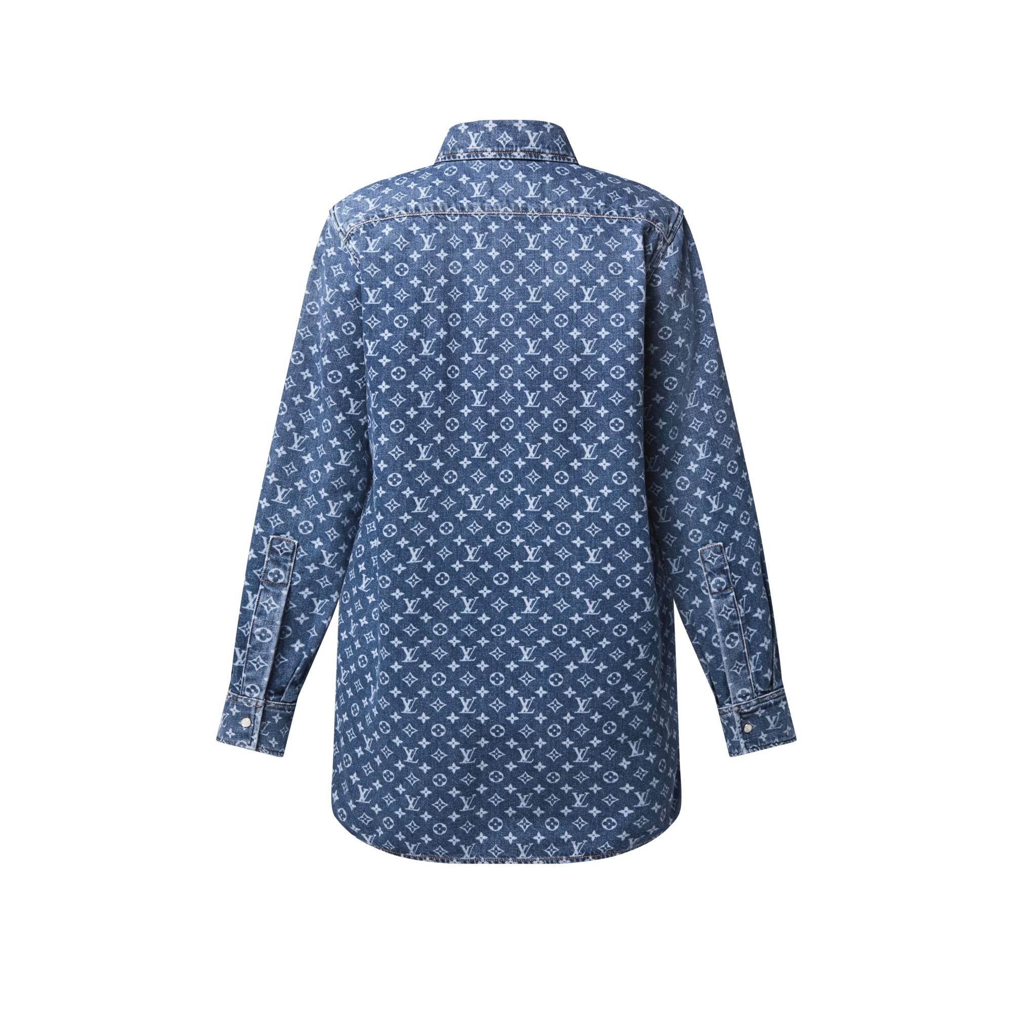 Camisa vaquera Monogram  Mujer Prêt-à-Porter Tops | LOUIS VUITTON (Zoom de producto)