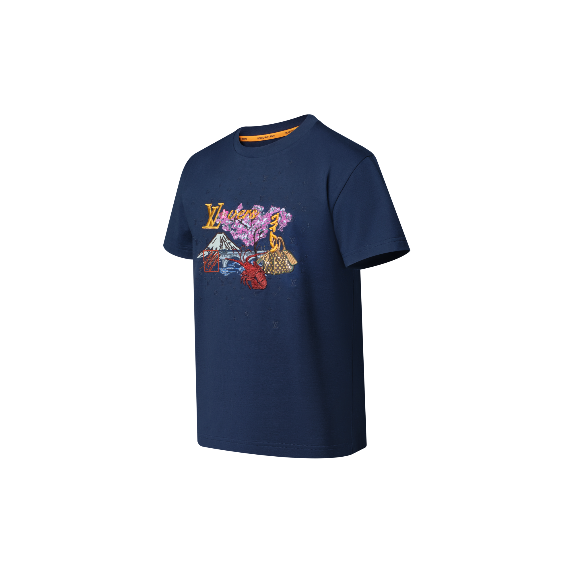 Camiseta bordada  Hombre Prêt-à-Porter Camisetas y polos | LOUIS VUITTON (Zoom de producto)