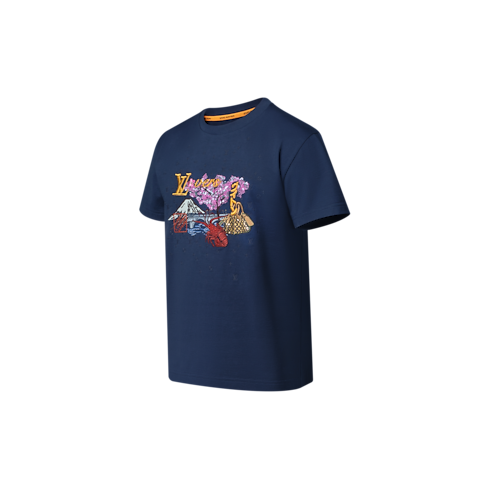 Camiseta bordada Hombre Prêt-à-Porter Camisetas y polos | LOUIS VUITTON (Zoom de producto)