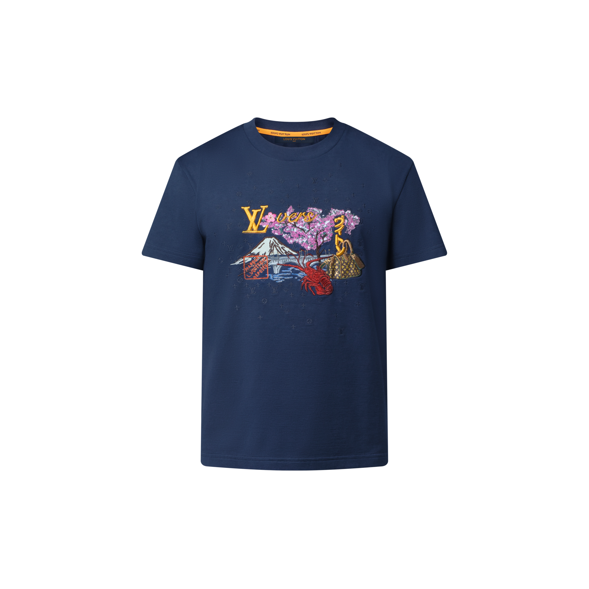 Camiseta bordada  Hombre Prêt-à-Porter Camisetas y polos | LOUIS VUITTON (Zoom de producto)