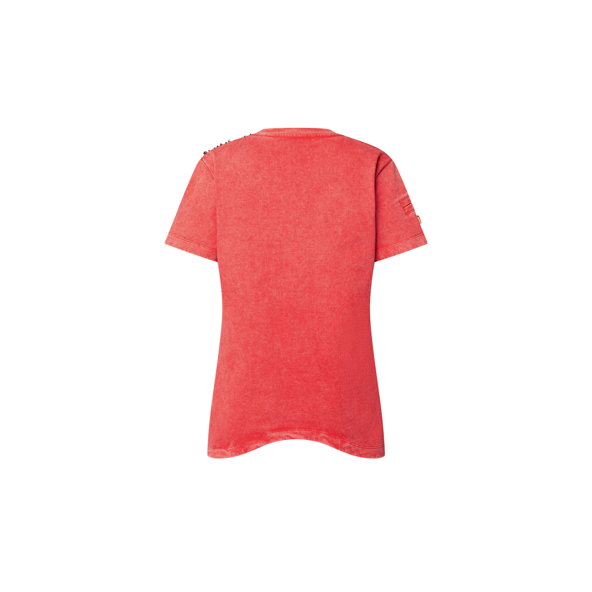 Camiseta con bajo curvo y cuentas  Mujer Prêt-à-Porter Tops | LOUIS VUITTON (Zoom de producto)