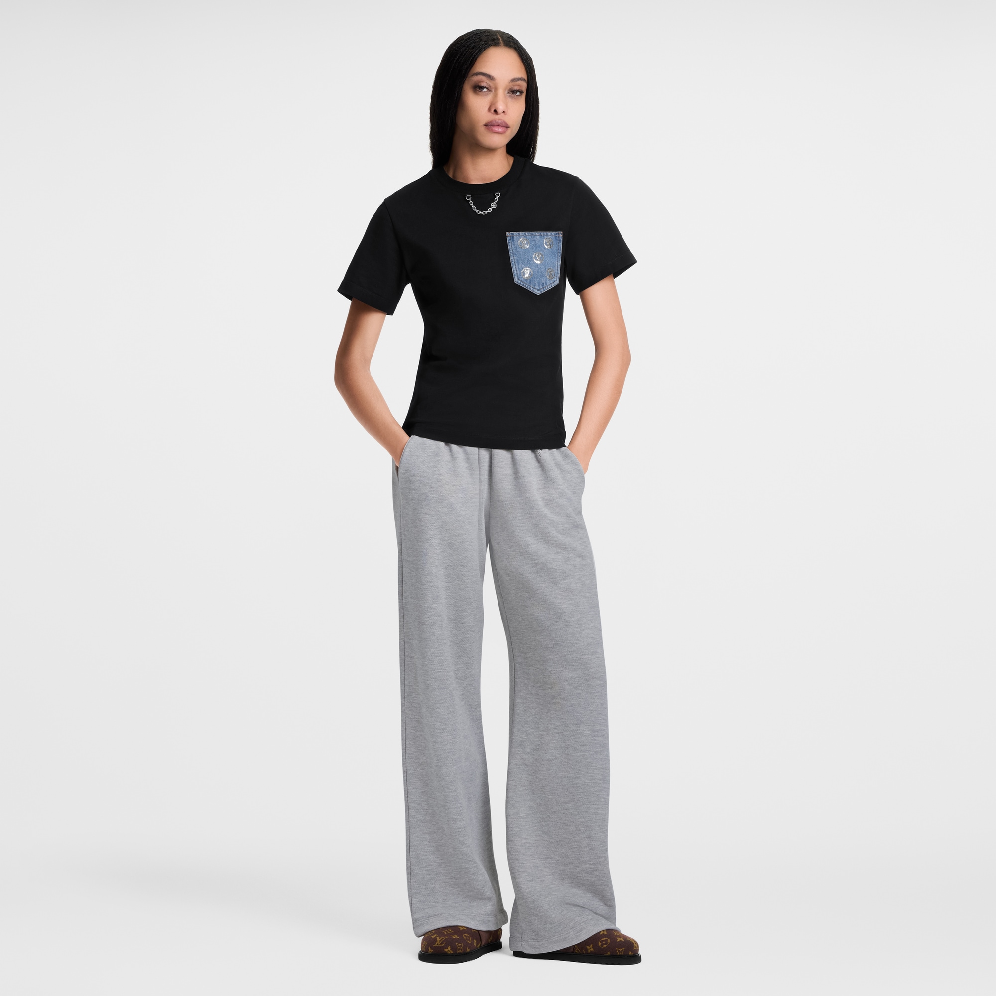 Camiseta con bolsillo distintivo  Mujer Prêt-à-Porter Tops | LOUIS VUITTON (Zoom de producto)