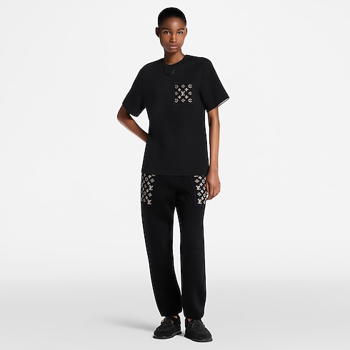 Camiseta con bolsillo Monogram Mujer Prêt-à-Porter Tops | LOUIS VUITTON (Zoom de producto)