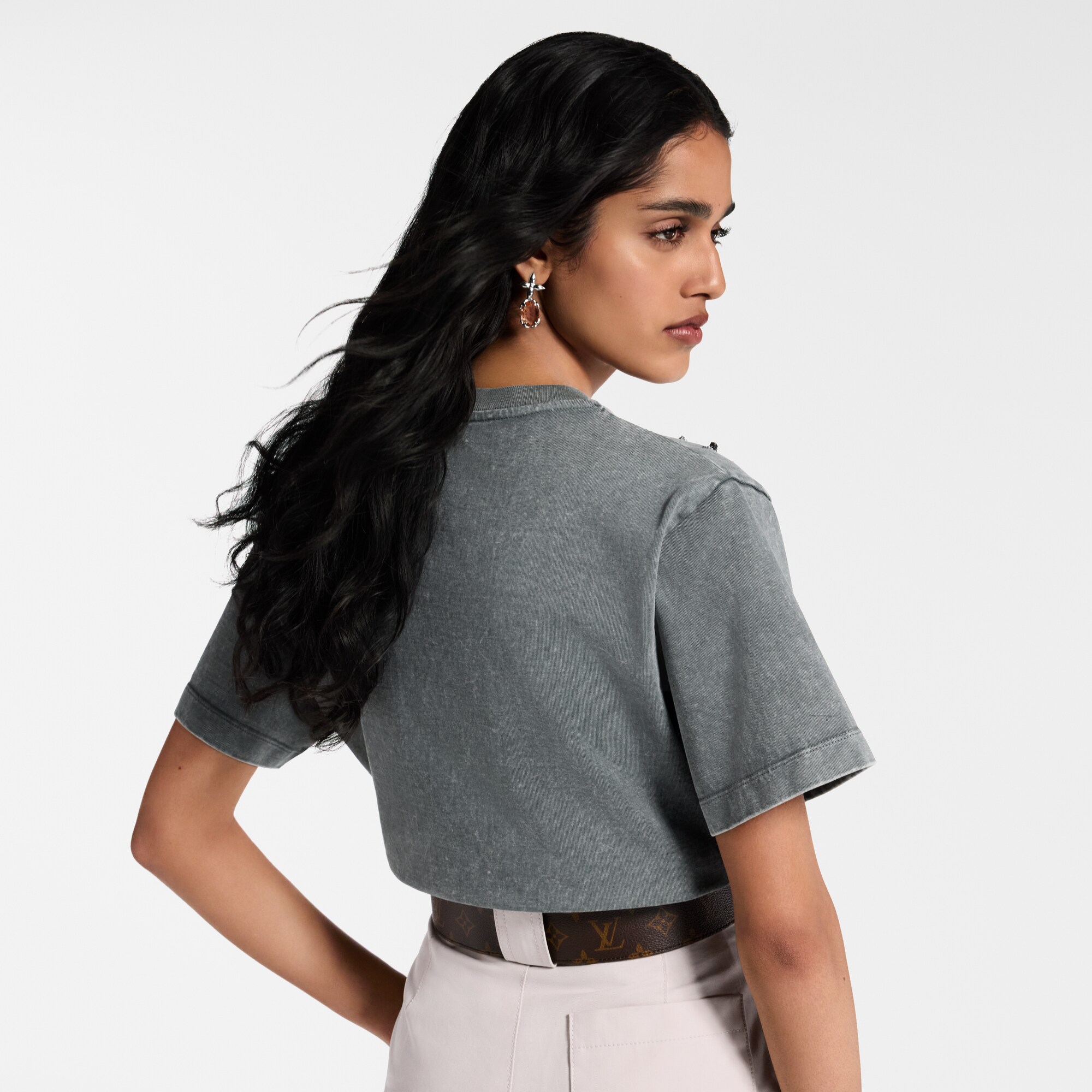 Camiseta con cristales  Mujer Prêt-à-Porter Tops | LOUIS VUITTON (Zoom de producto)