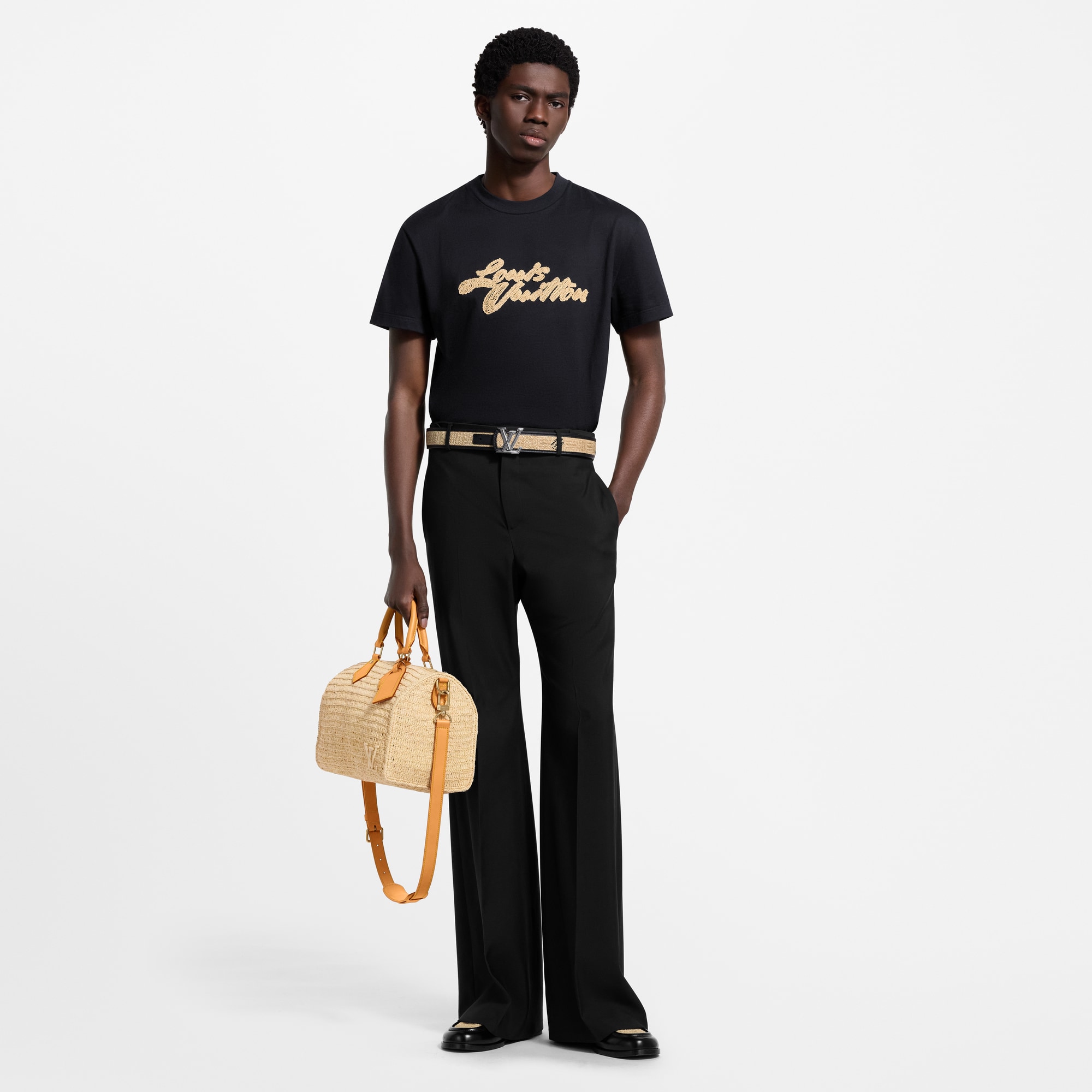 Camiseta con distintivo bordado  Hombre Prêt-à-Porter Camisetas y polos | LOUIS VUITTON (Zoom de producto)