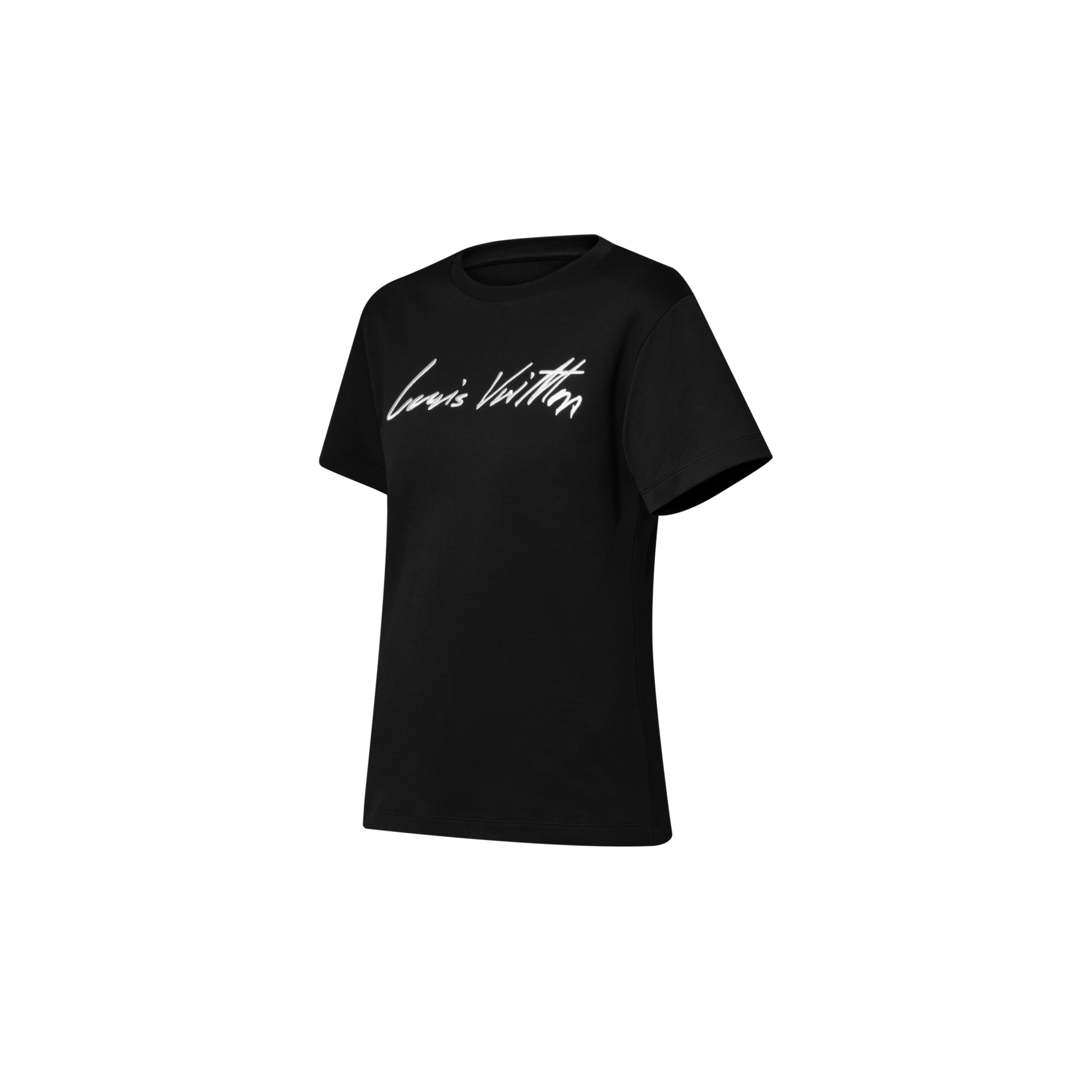 Camiseta con distintivo en cursiva  Mujer Prêt-à-Porter Tops | LOUIS VUITTON (Zoom de producto)