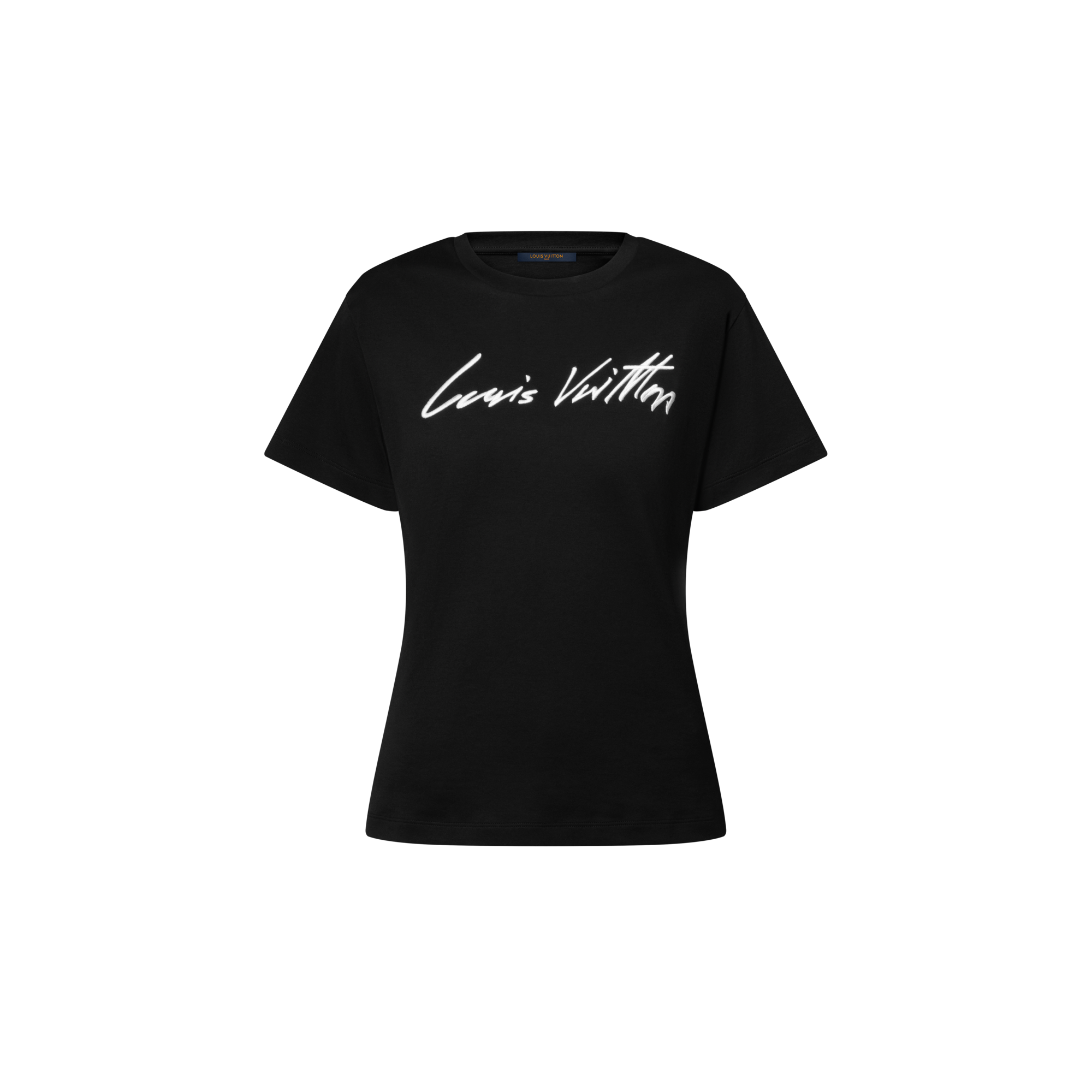 Camiseta con distintivo en cursiva  Mujer Prêt-à-Porter Tops | LOUIS VUITTON (Zoom de producto)