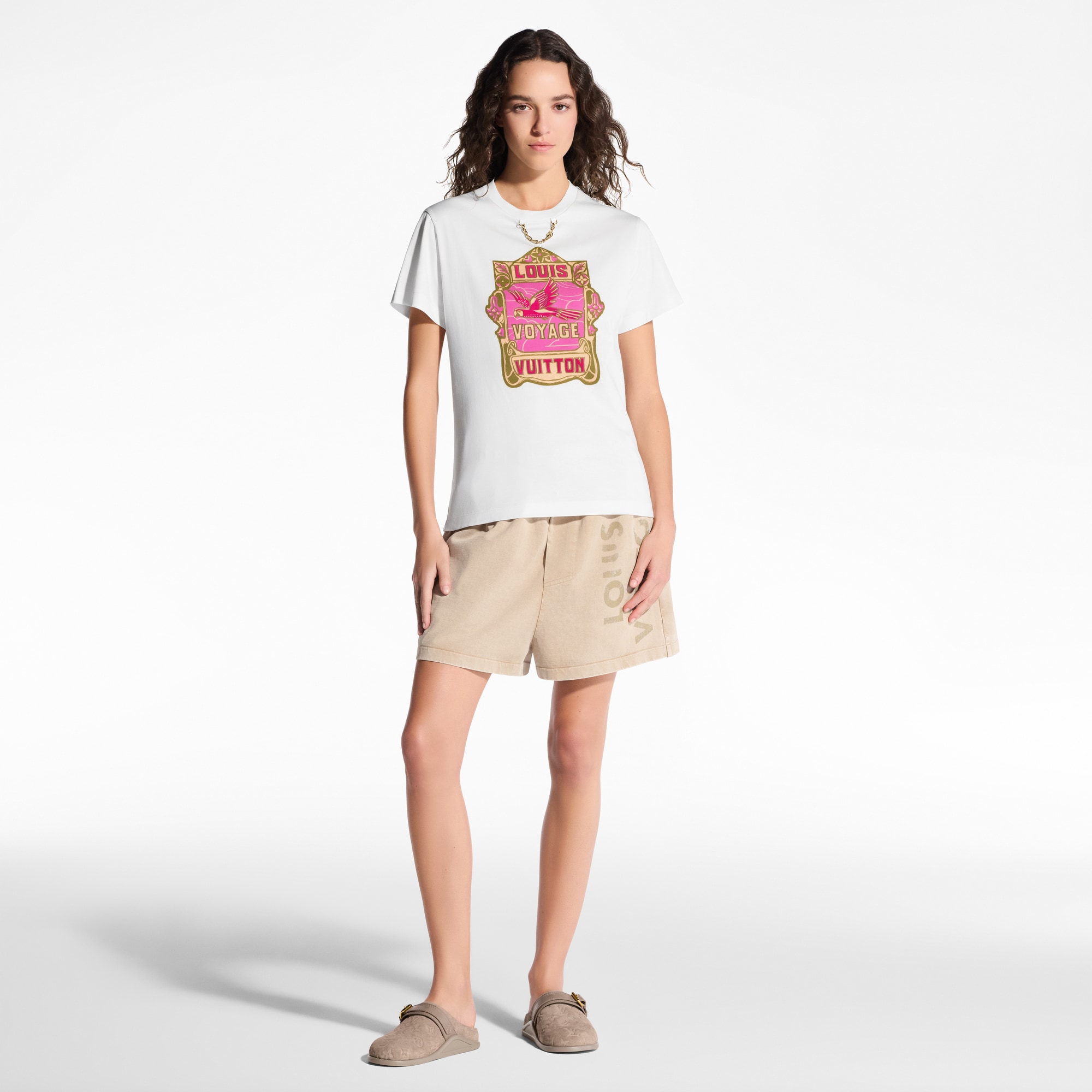 Camiseta con estampado de loro  Mujer Prêt-à-Porter Tops | LOUIS VUITTON (Zoom de producto)