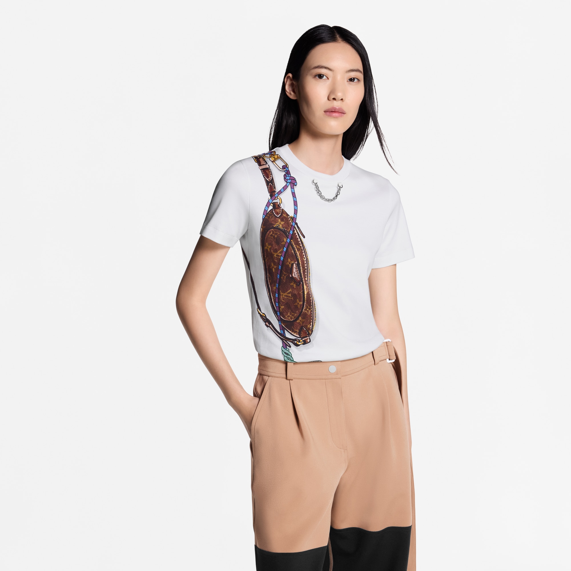 Camiseta con estampado Keepit  Mujer Prêt-à-Porter Tops | LOUIS VUITTON (Zoom de producto)