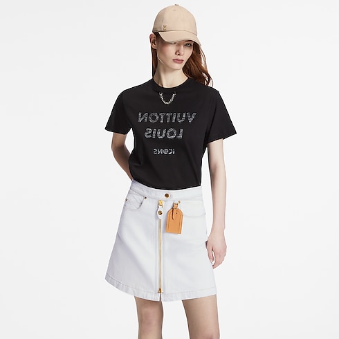Camiseta con estampado Louis Vuitton Mujer Prêt-à-Porter Tops | LOUIS VUITTON (Zoom de producto)