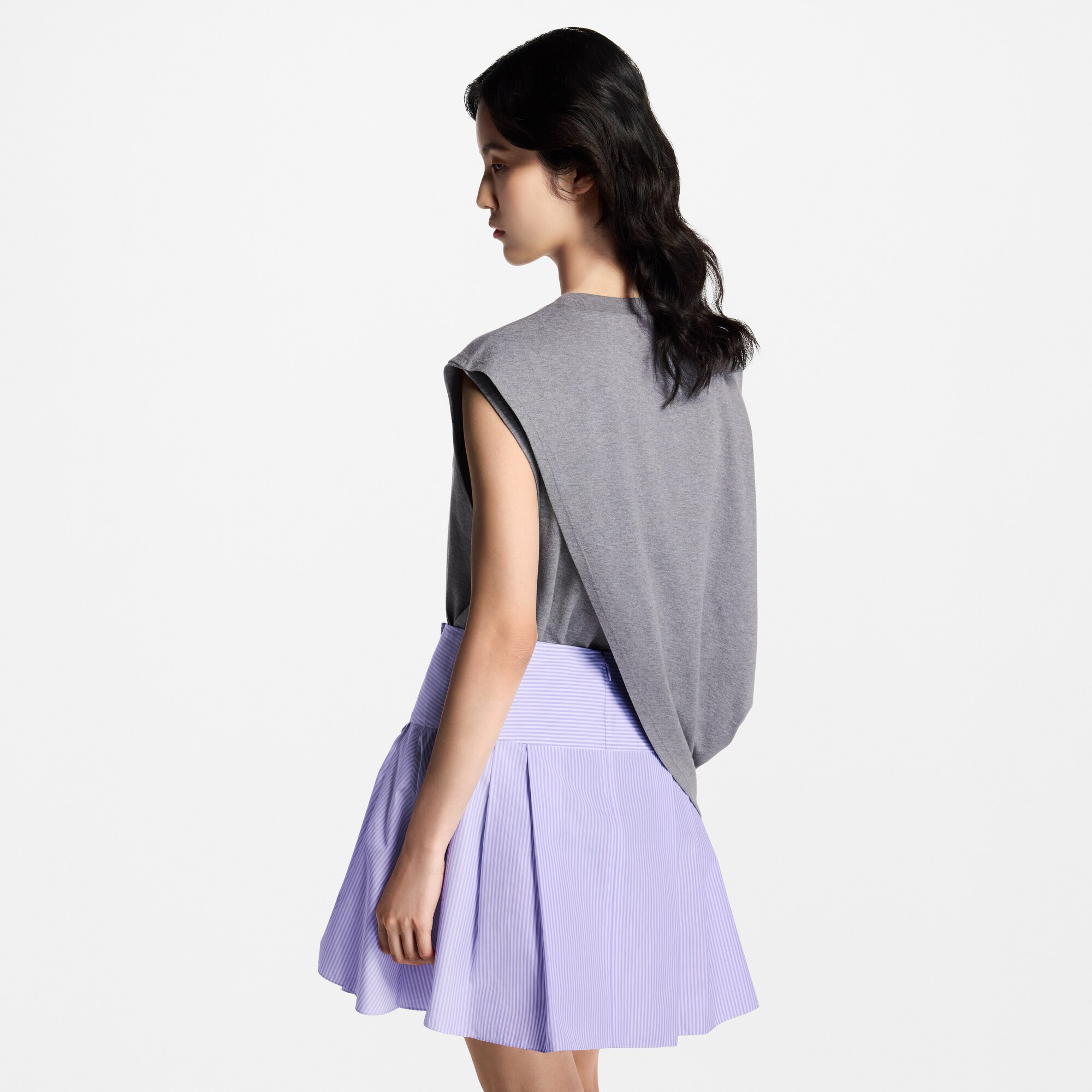 Camiseta con inserción  Mujer Prêt-à-Porter Tops | LOUIS VUITTON (Zoom de producto)